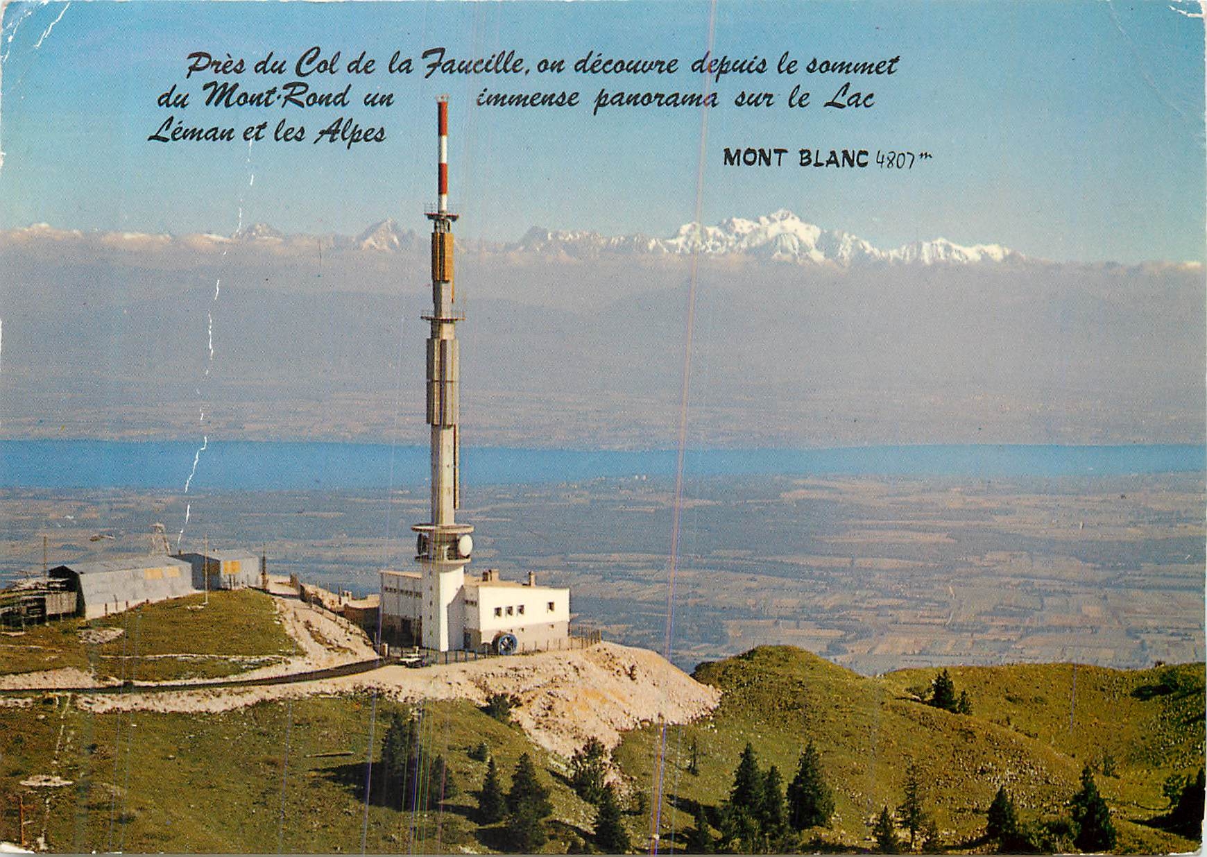 CPM Les Monts de Jura La Tour de Television du Mont Rond