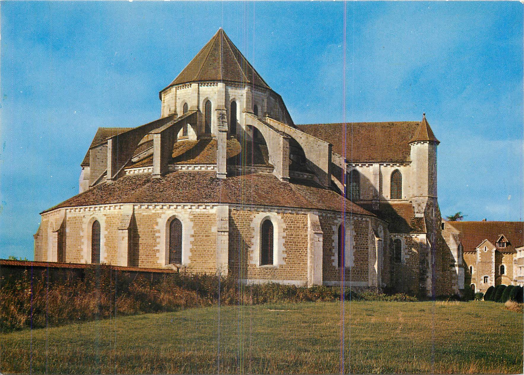 CPM Pontigny (Yonne) L'abbaye Cistercienne XIIe S Le Chevet