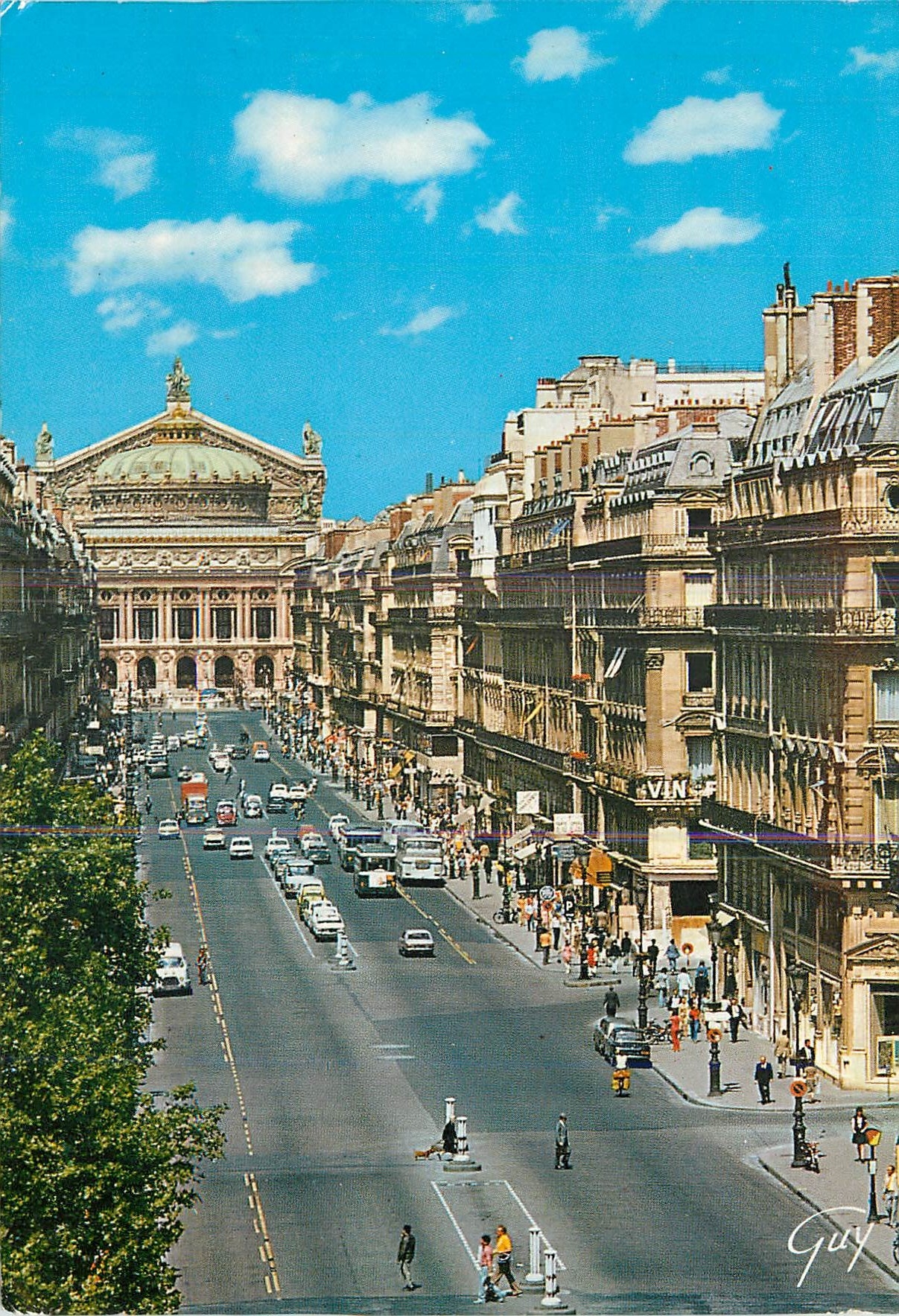 CPM Paris et ses Merveilles L'avenue et le theatre de l'Opera