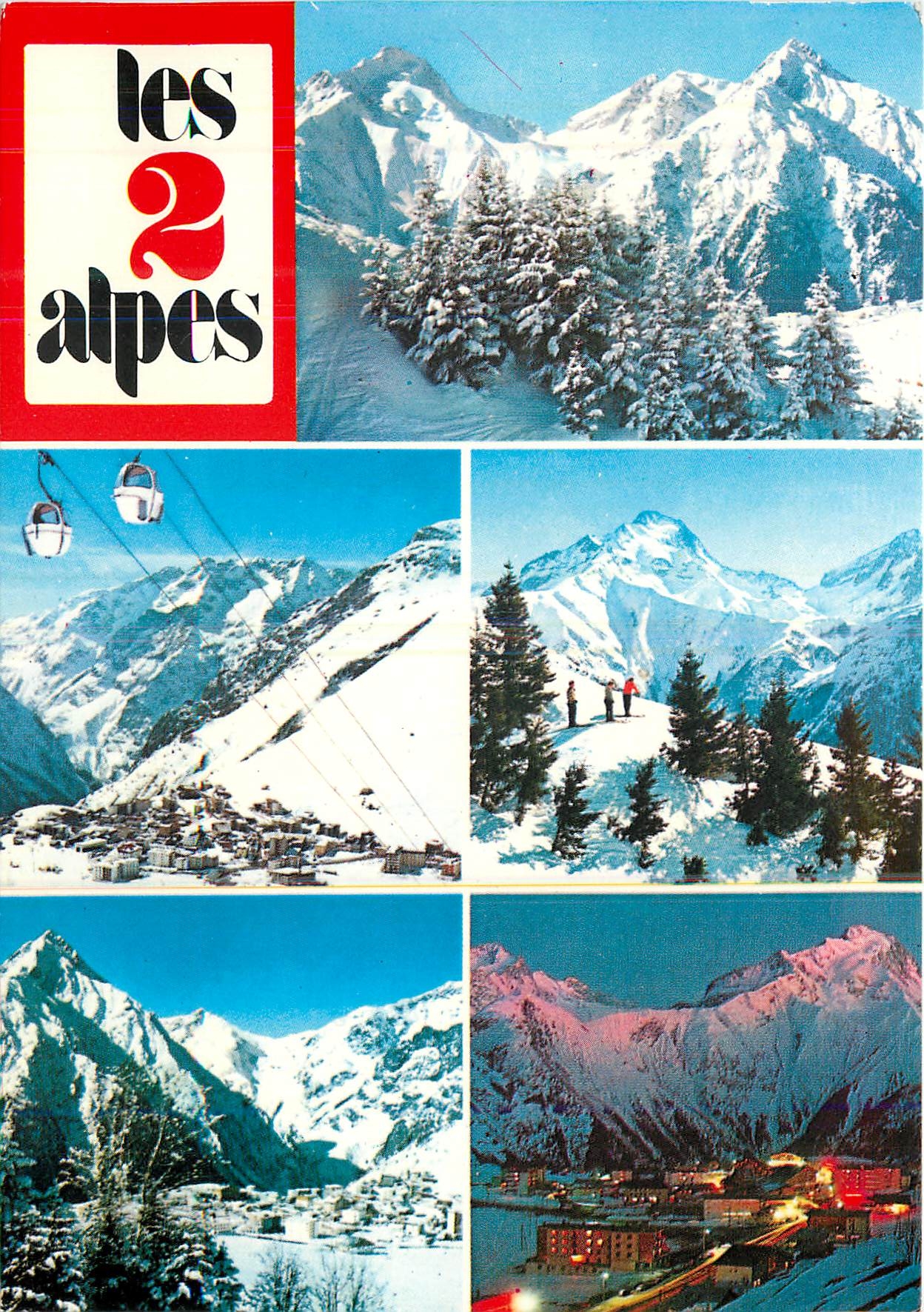 CPM Les 2 Alpes Dauphine Vue gernerales