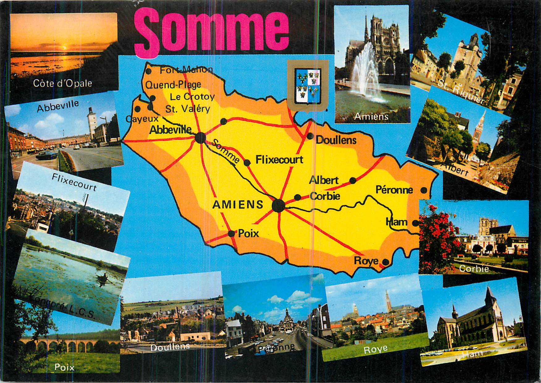 CPM La Somme Departement touristique