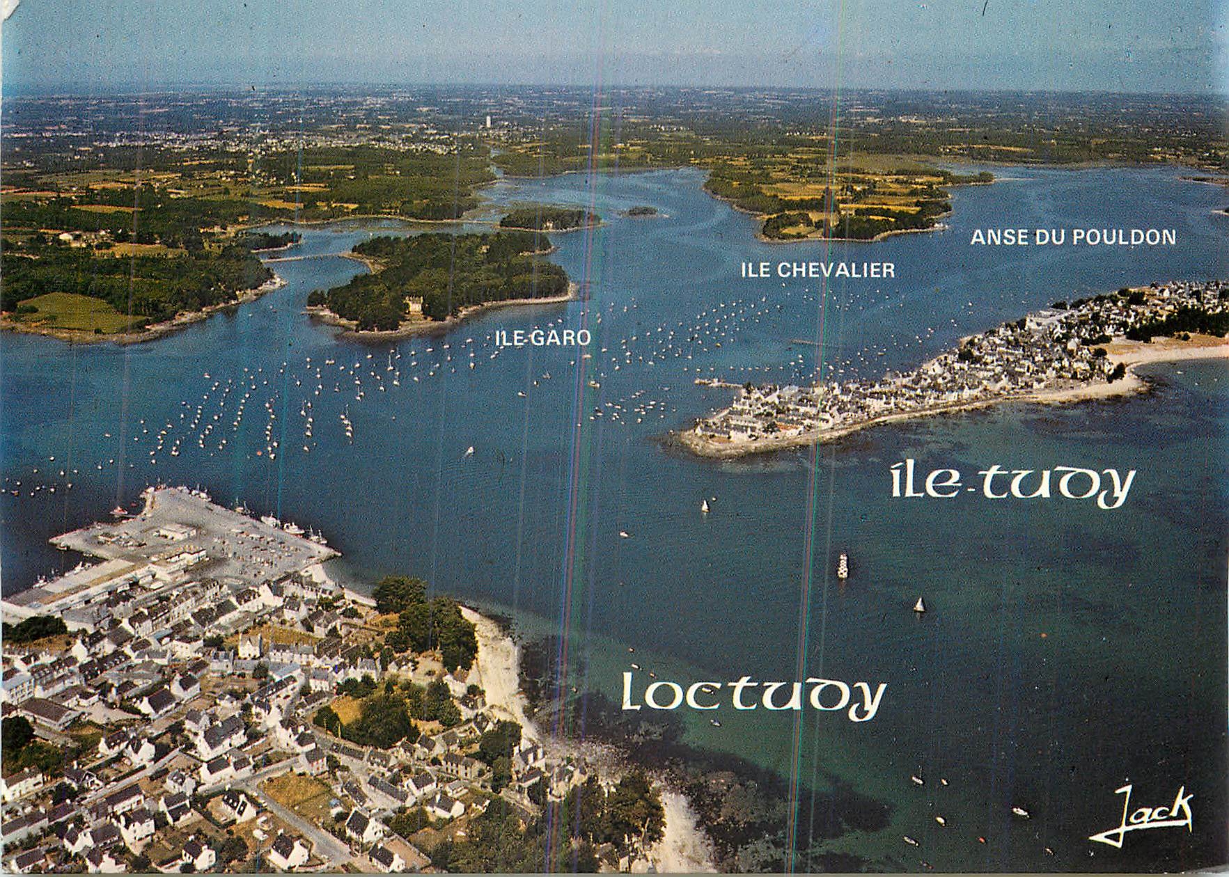 CPM Le Pays Digouden L'embouchure de la riviere de Pont