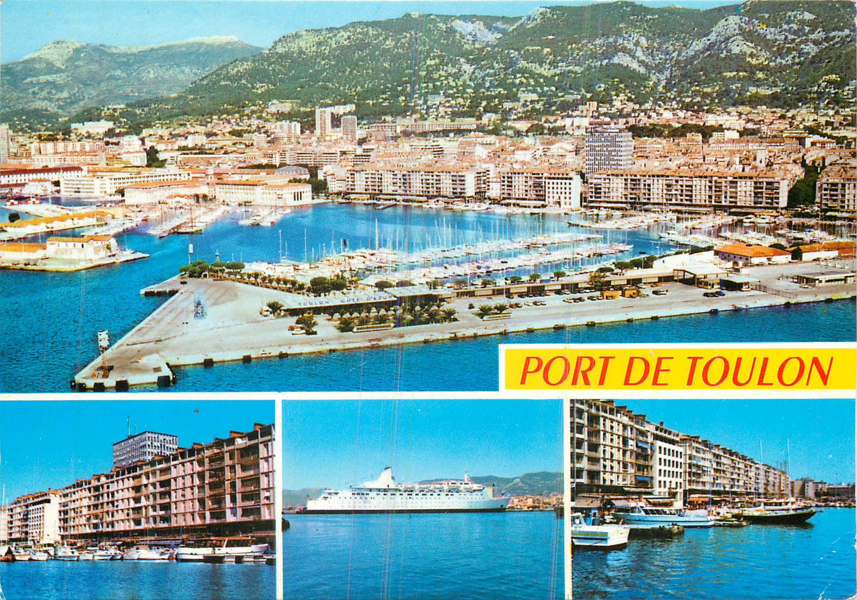 CPM Cote Varoise Souvenir De Toulon Le Port de Plaisance