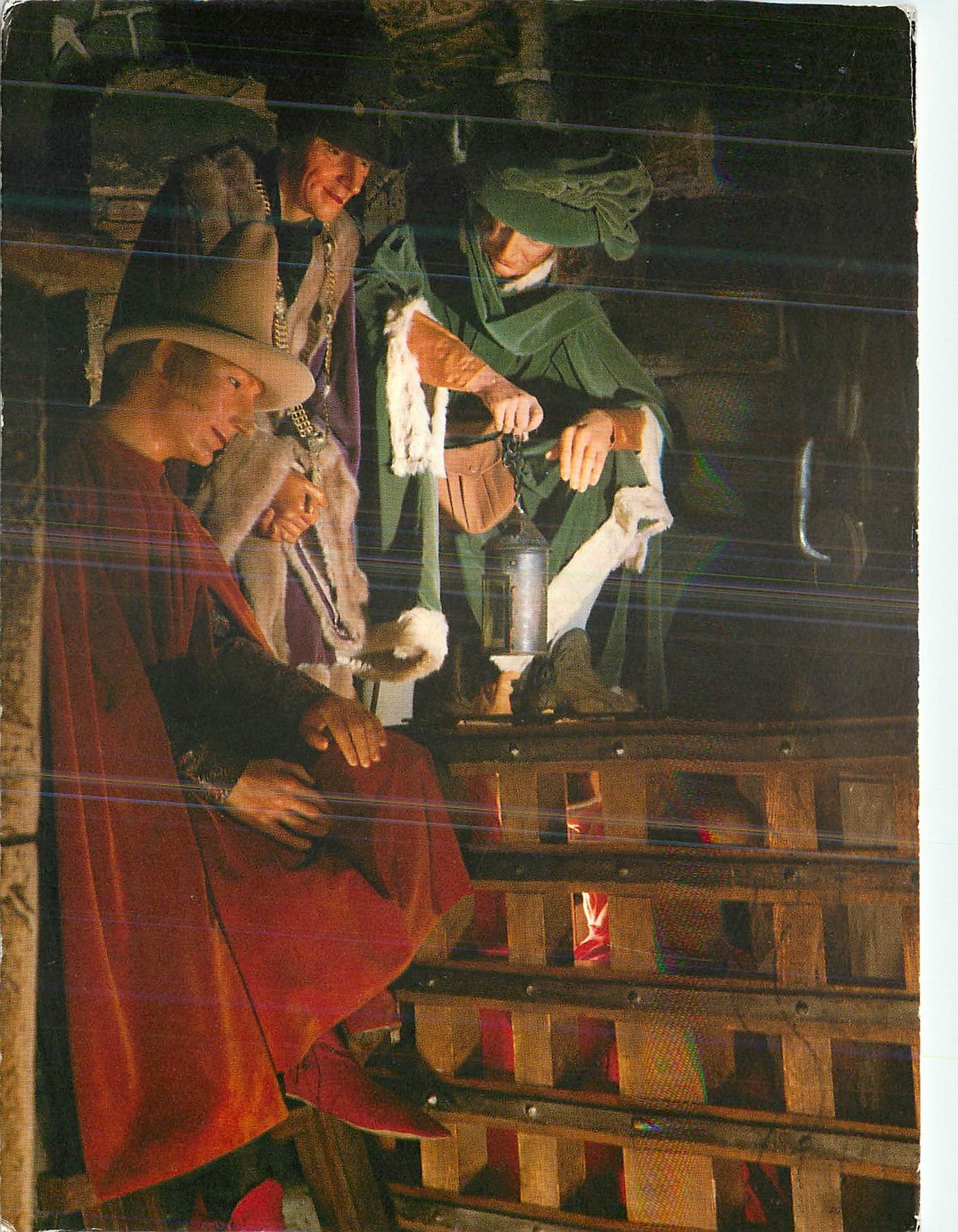 CPM Musee Grevin Visite de Louis XI au Cardinal de la Balue dans la prison de Loches