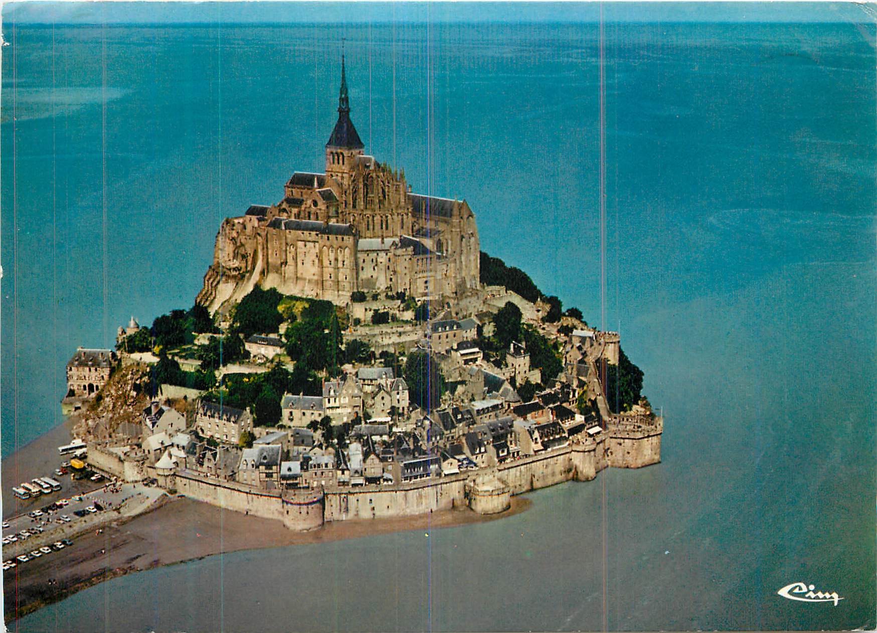 CPM Le Mont-Saint-Michel (Manche) Vue aerienne