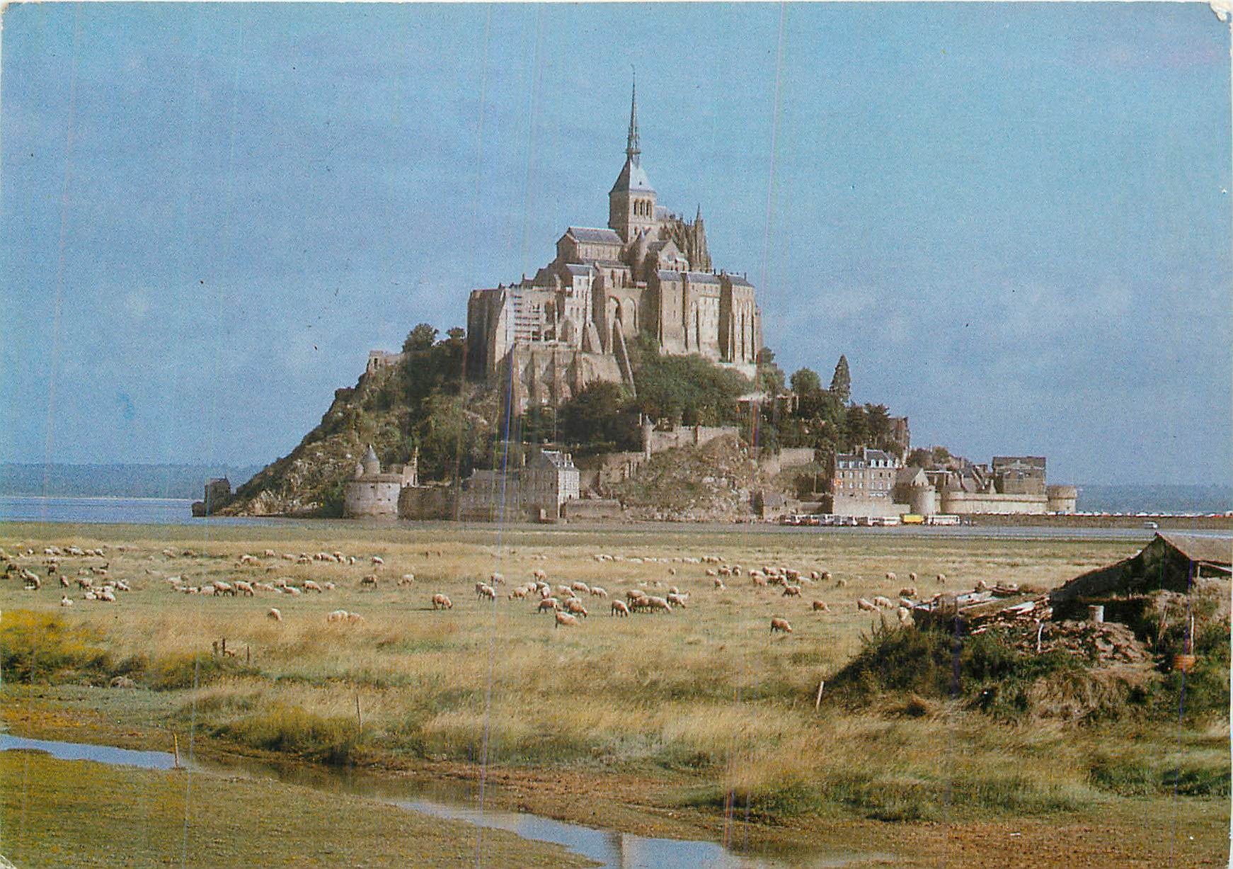 Mont-Saint-Michel — Les Moutons et la façade Sud Ouest — Artaud Frères - Z.I. Rue de la Métallurgie - 44470 Carquefou (Nantes)