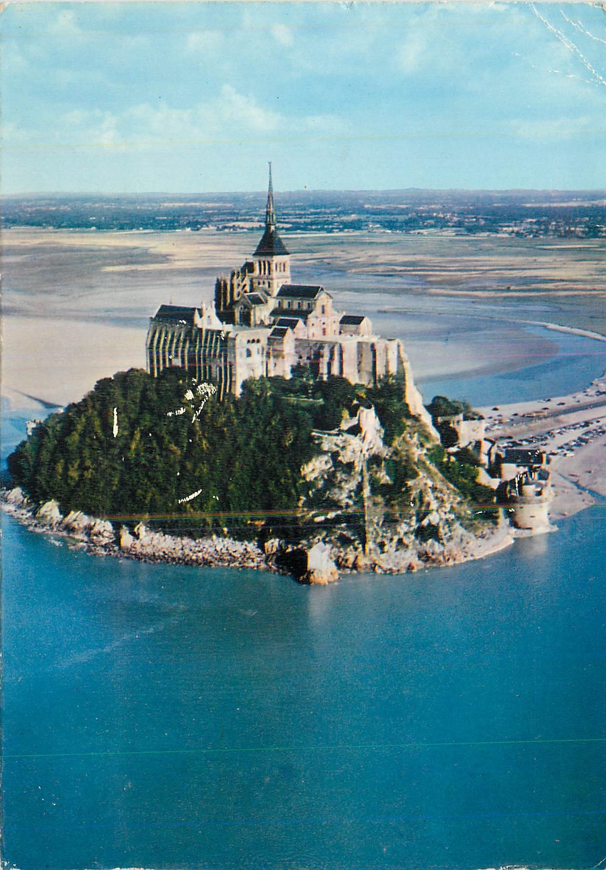 CPM Le Mont-Saint-Michel (Manche) Vue aerienne