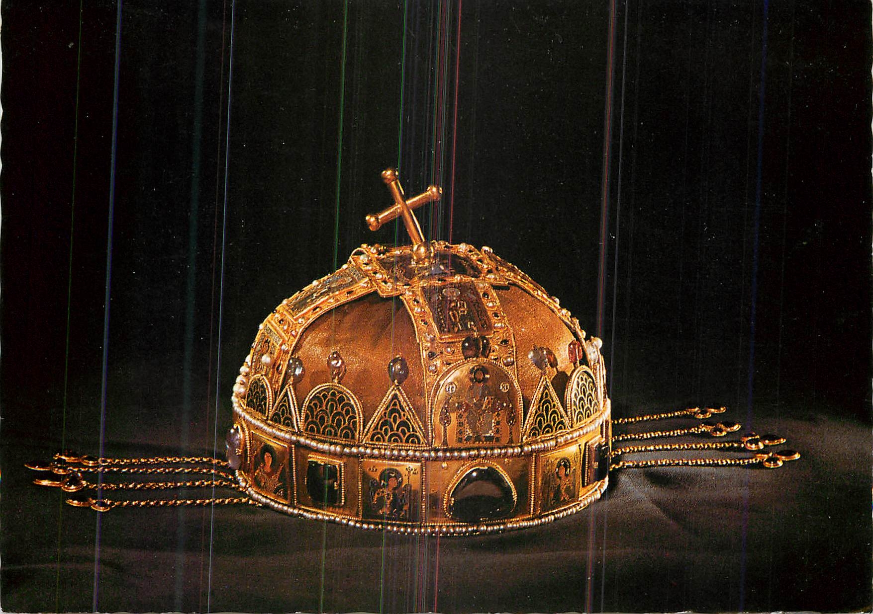 CPM The Hungarian Crown Assembled in the 12th c from earlier Byzantine and western goldsmith's works