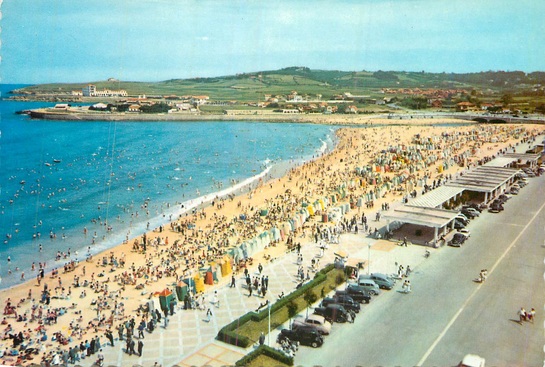 CPM Gijon (Asturias) Plage de Saint Laurent