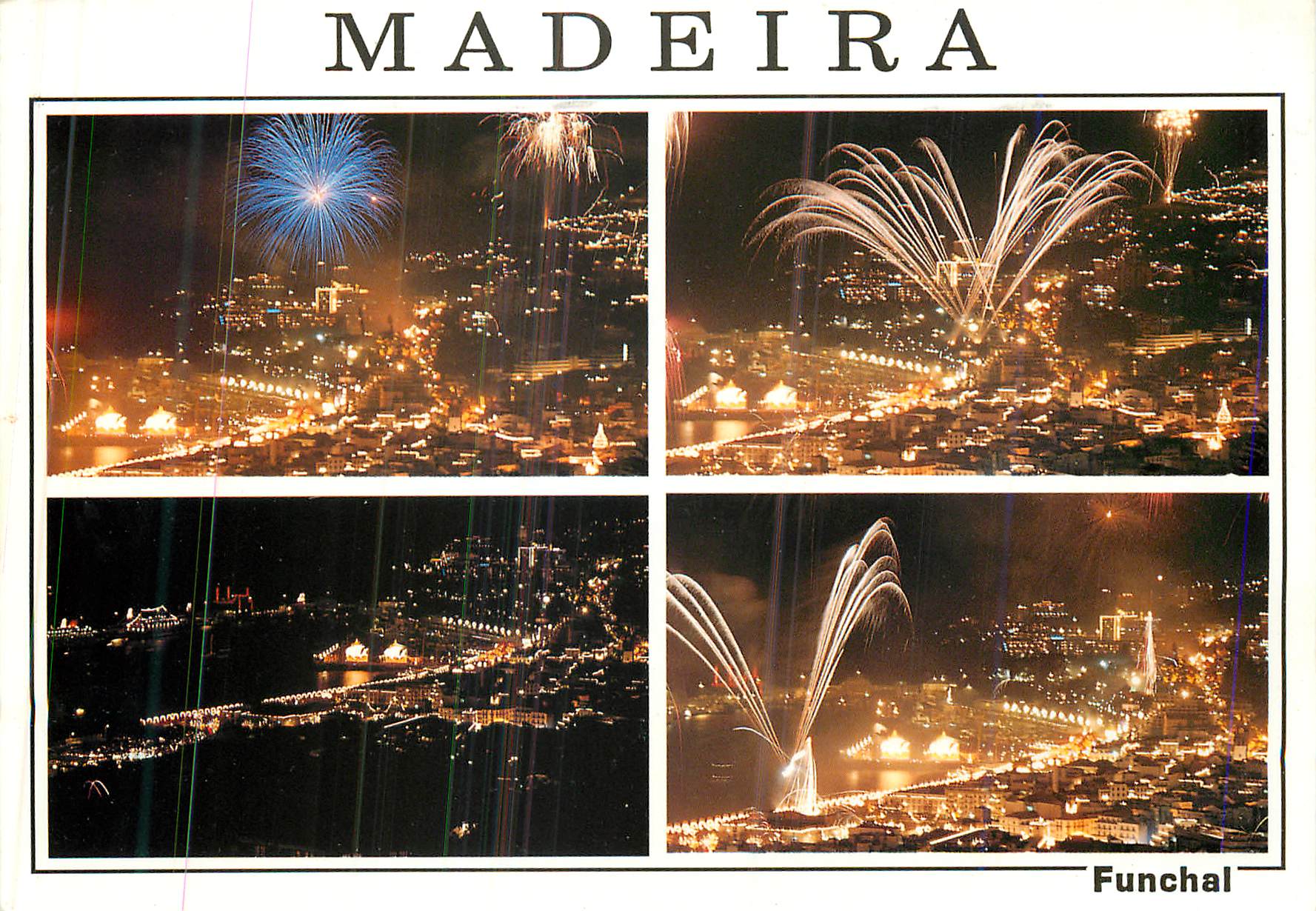 CPM Madeira Funchal La nuit de la Saint-Sylvestre