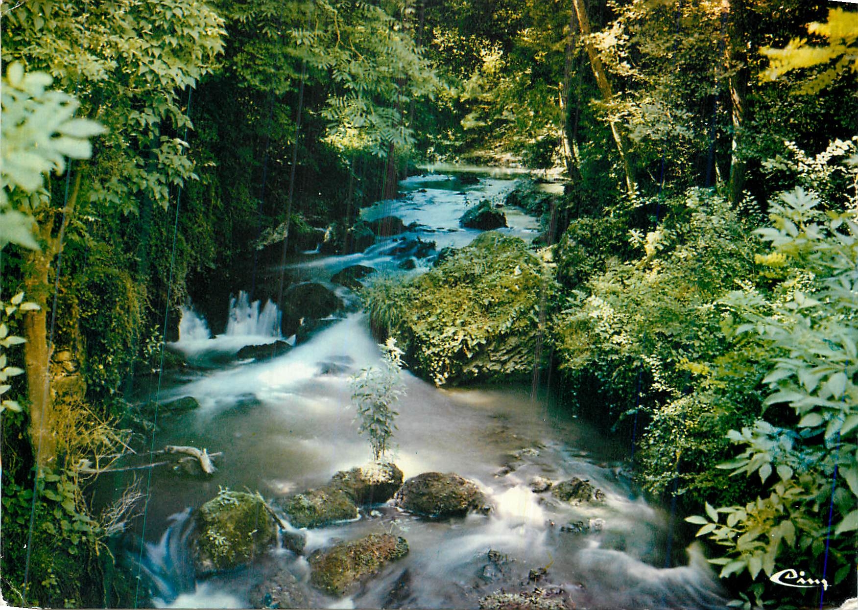 CPM St Augustin (S et M) La Cascade du Poncet