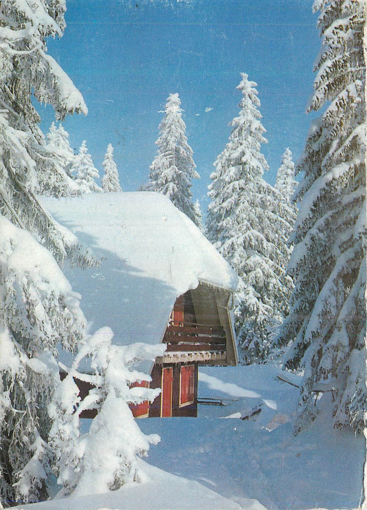 CPM Chalet sous la neige