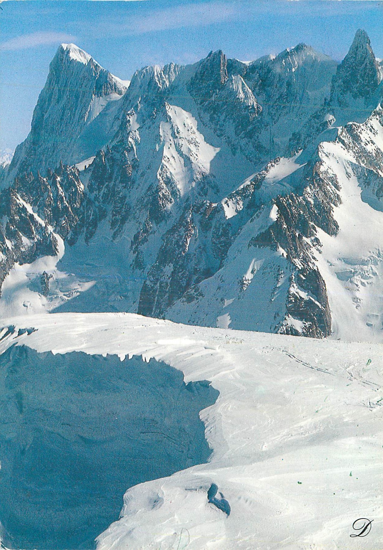 CPM Massif du Mont-Blanc Les Grandes Jorasses et la Dent du Geant