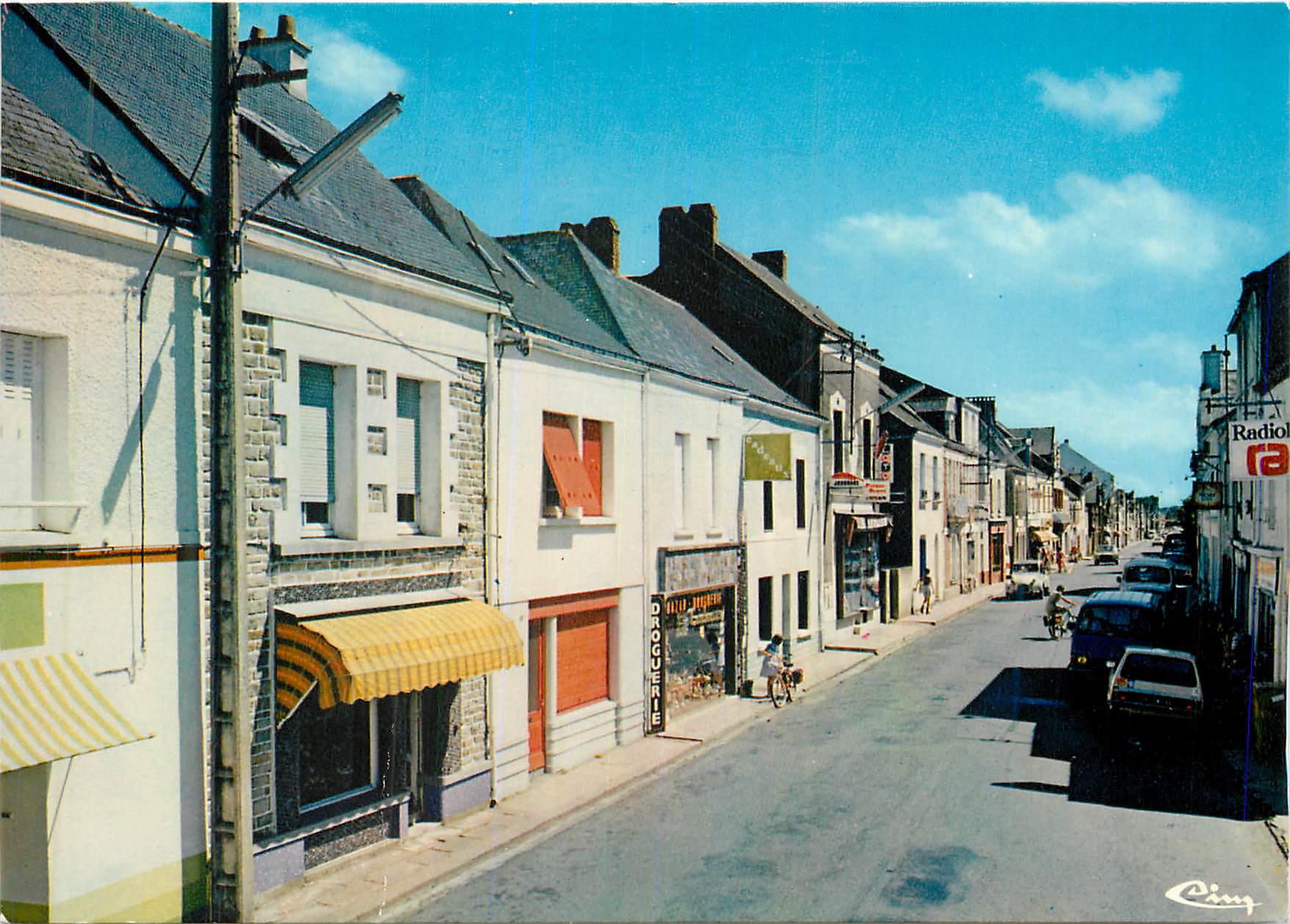 CPM St Joachim (Loire Atl) Le Centre-ville rue Joliot-Curie
