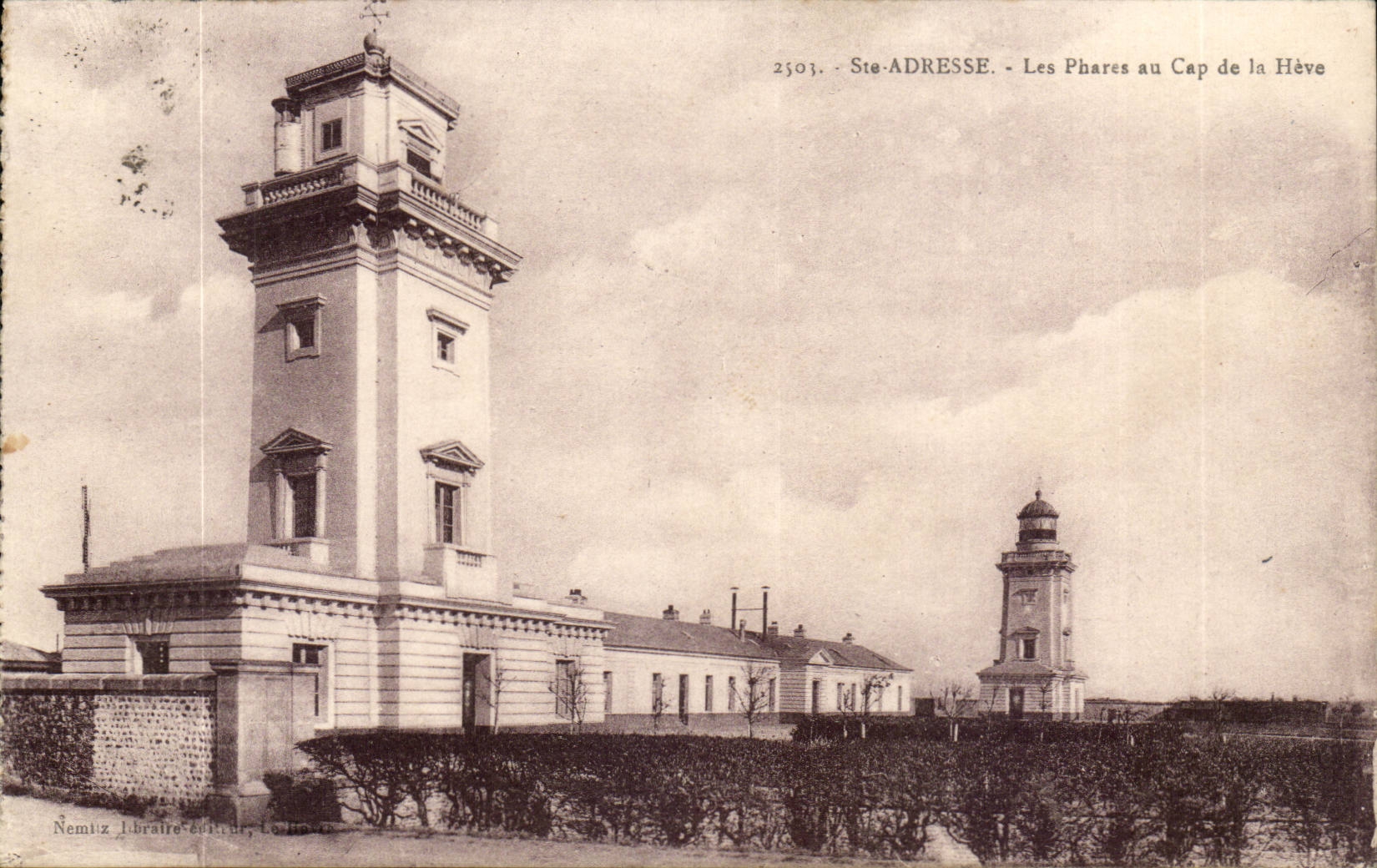 Ste Adresse CPA les phares au Cap de la Heve