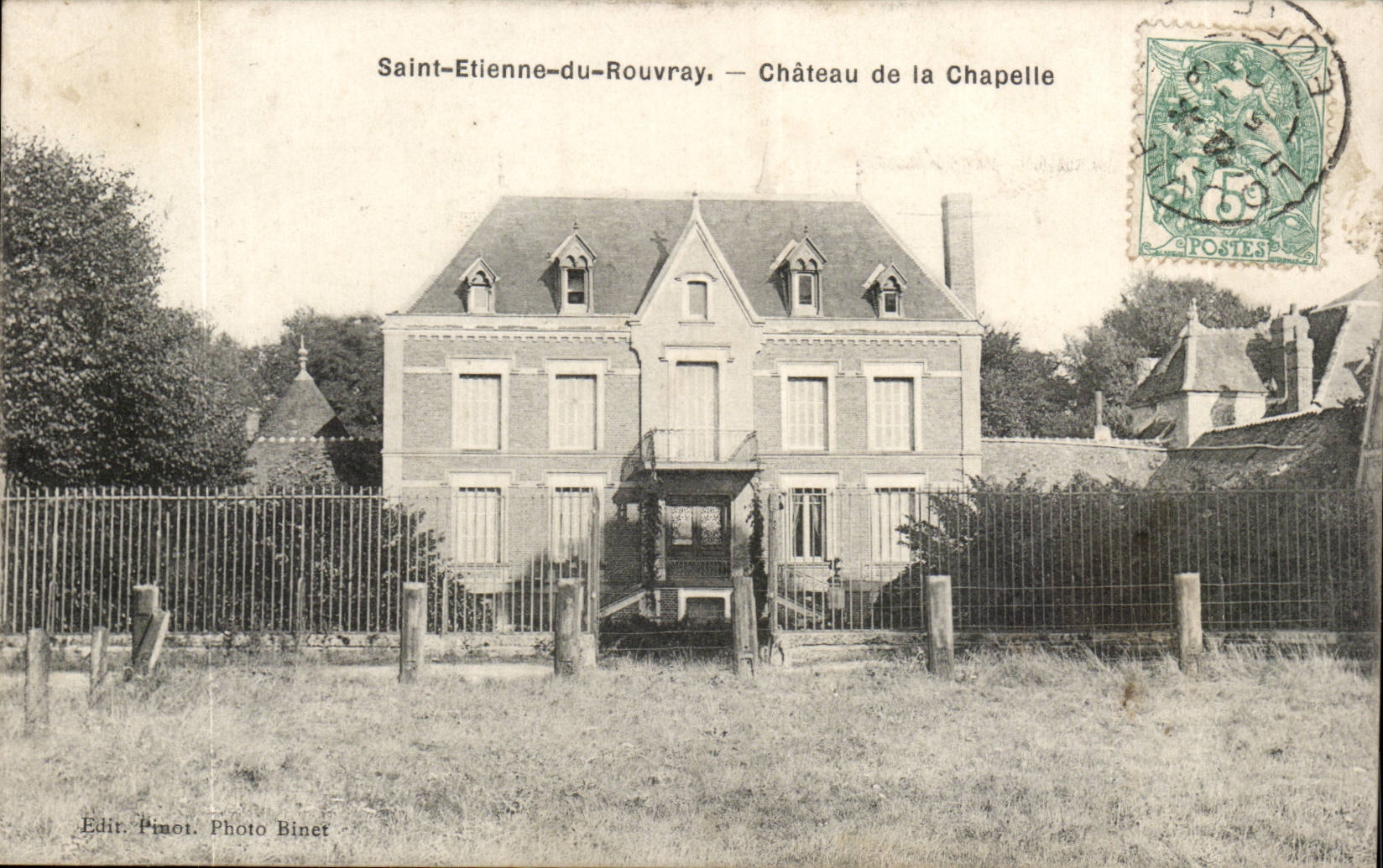Saint Etienne du Rouvray CPA Chateau de la chapelle