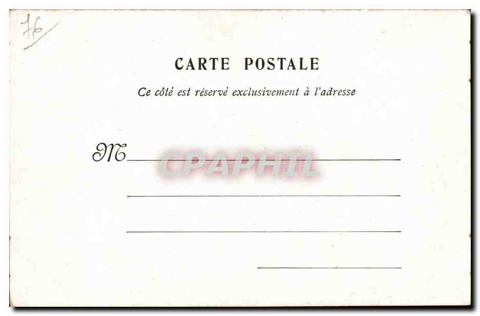 Gournay en Bray CPA Place nationale la fontaine — Rückseite