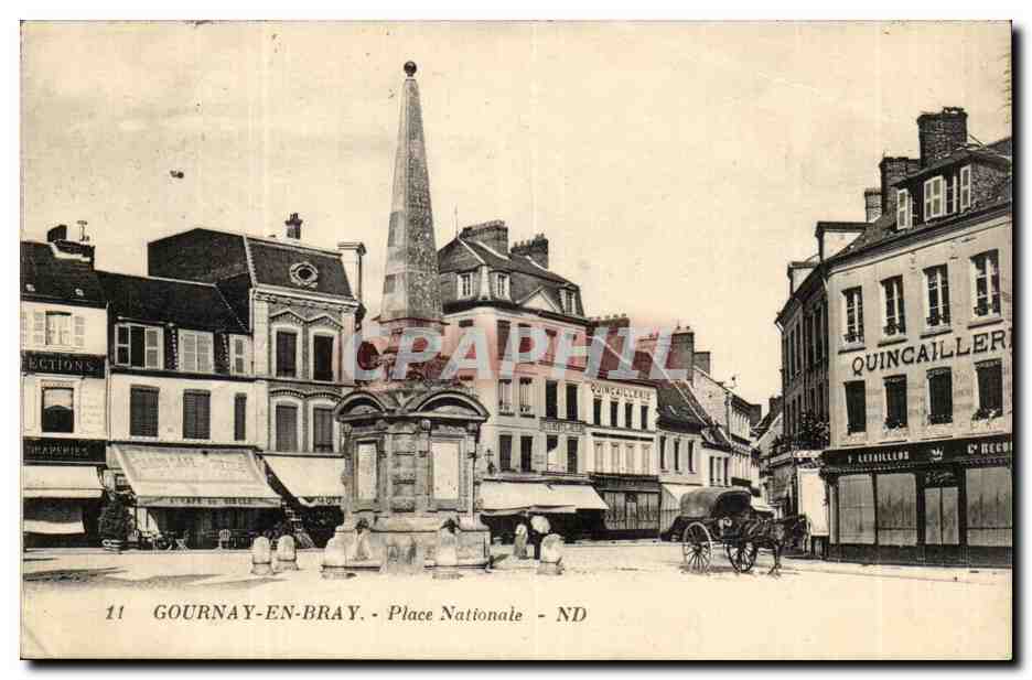 Gournay en Bray CPA Place nationale 