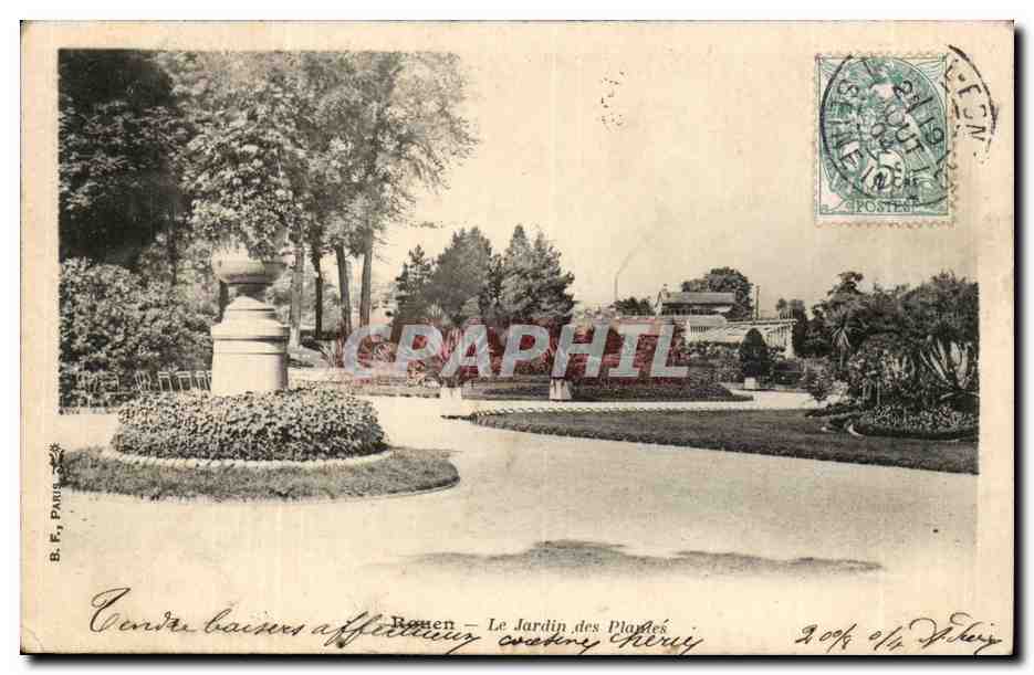 Rouen- Le Jardin des Plantes -CPA