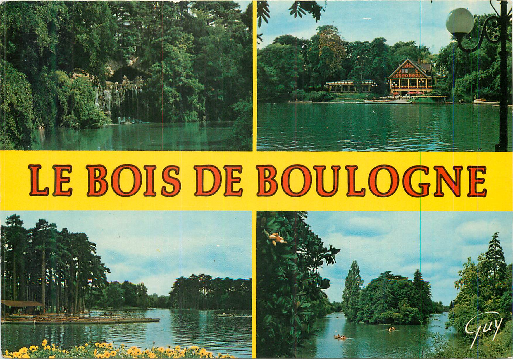 CPM Paris et ses merveilles divers aspects du bois de boulognes