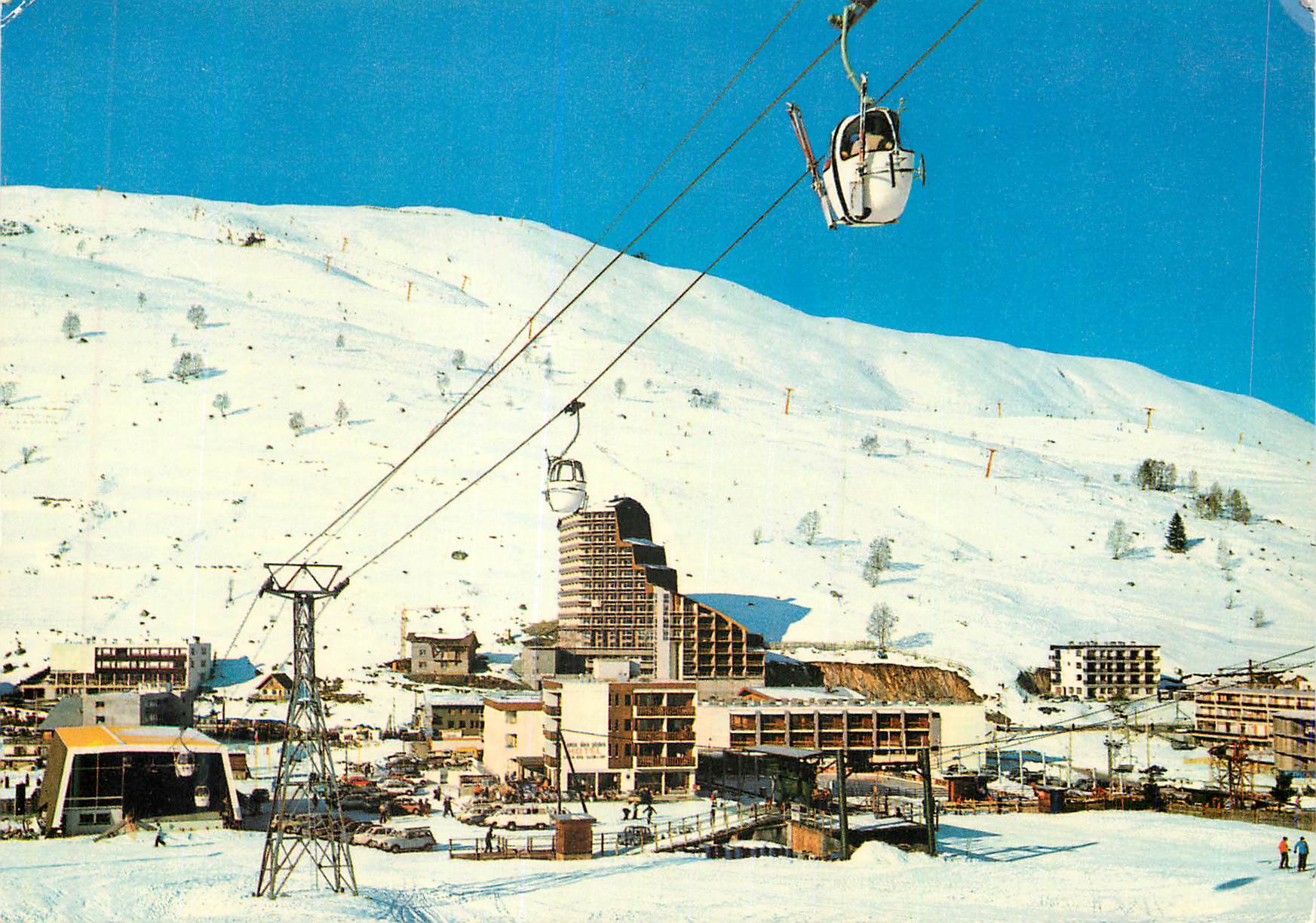 The Two Alps (Isère) — Cable Car of Jandri — Publisher SPADÈM No. C.10012
