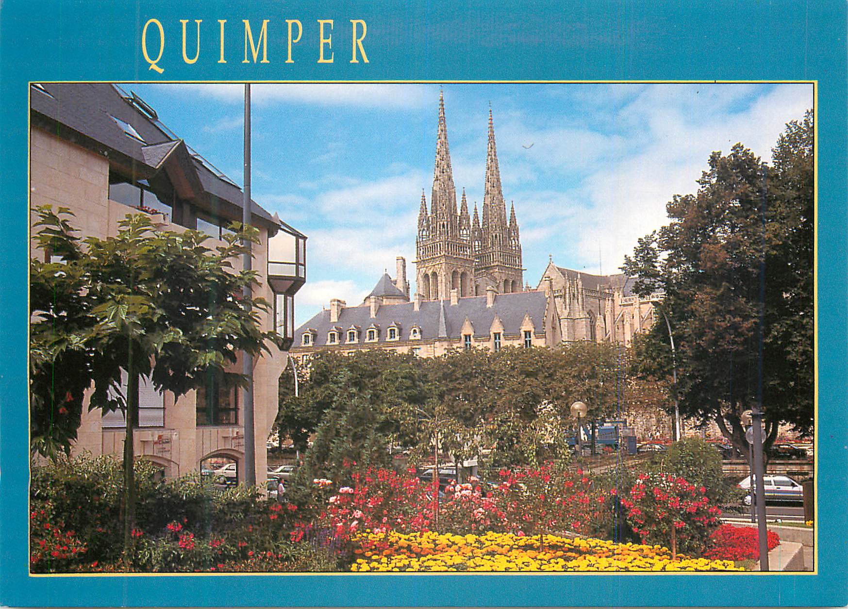CPM Quimper (Finister) kemper les jardins de la maison du departement
