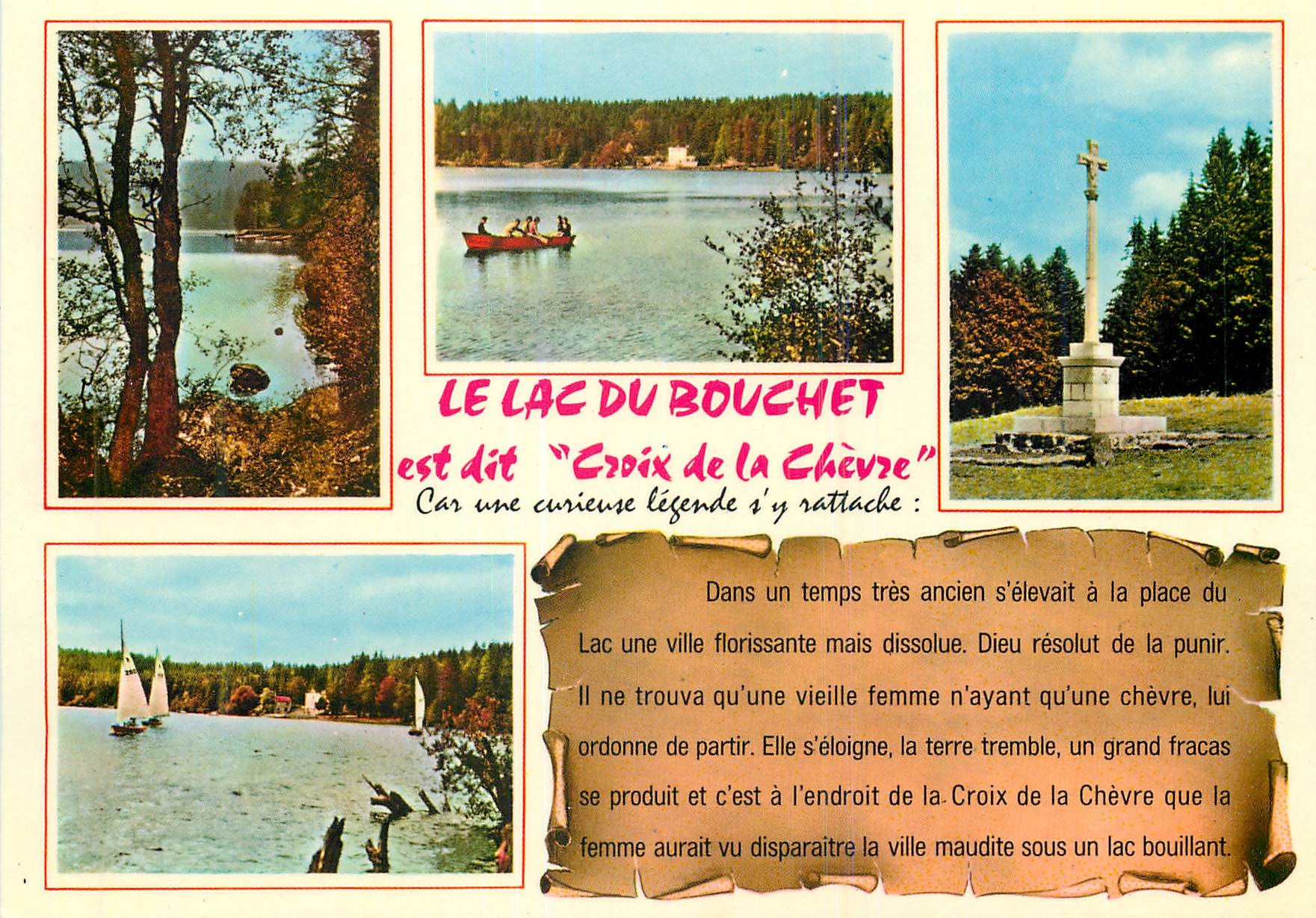 CPM Lac du bouchet (Haute Loire) alt 1208 magnifique cuvette de 3kms