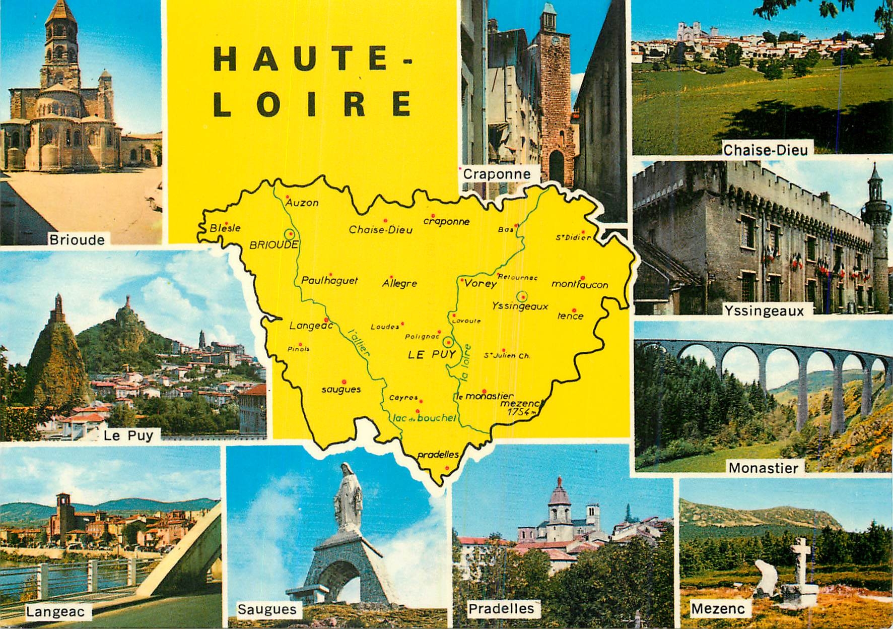 CPM Departement de la Hte Loire superficie 5000 km2 267 communes