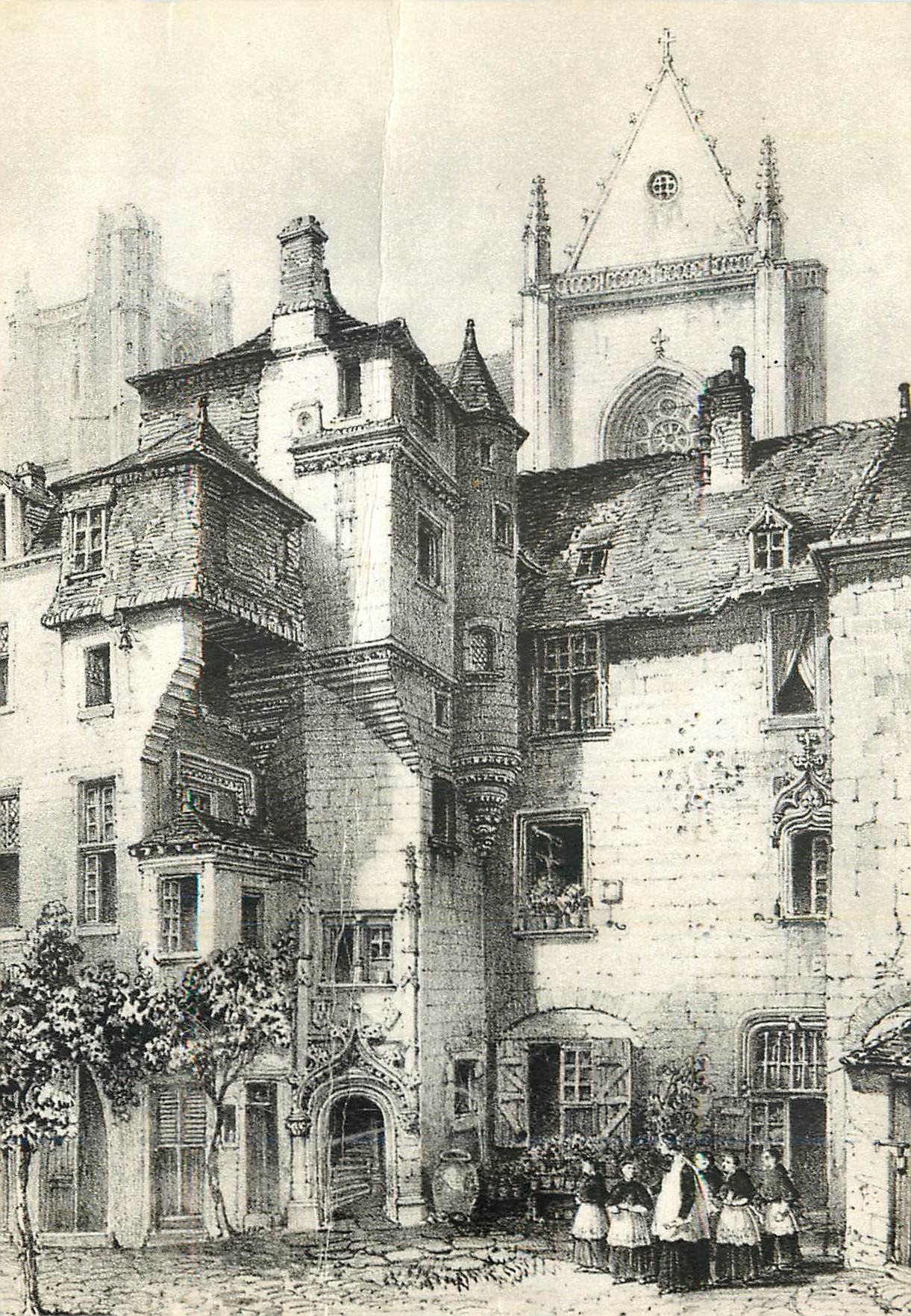 CPM Le vieux nantes la psalette