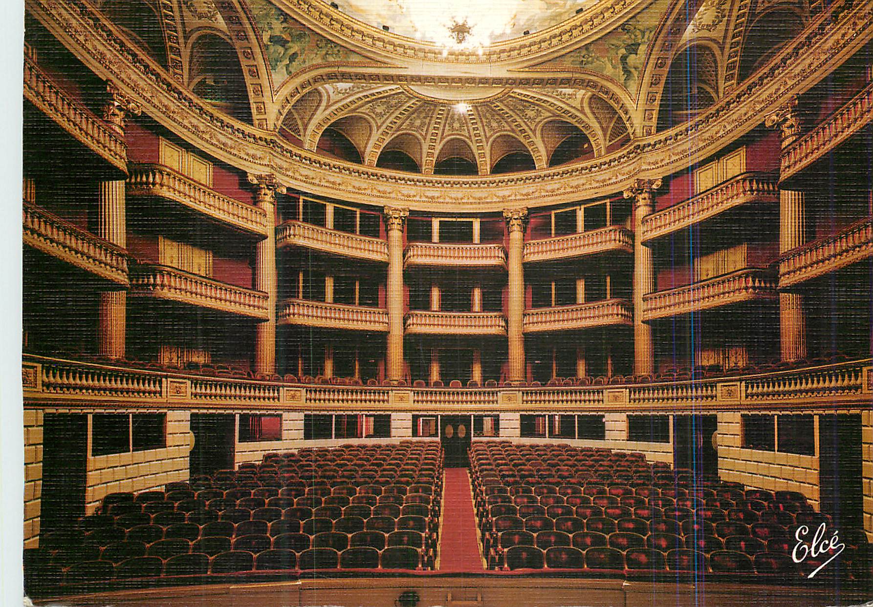 CPM Bordeaux (Gironde) la salle du grand theatre (XVIIIe s)