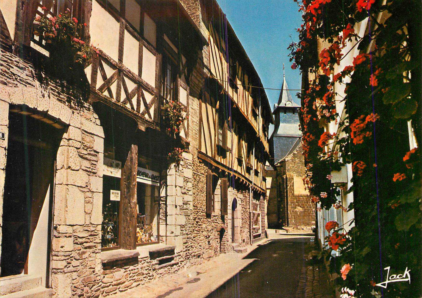 CPM Malestroit les vieilles maisons (XVe XVIe s)