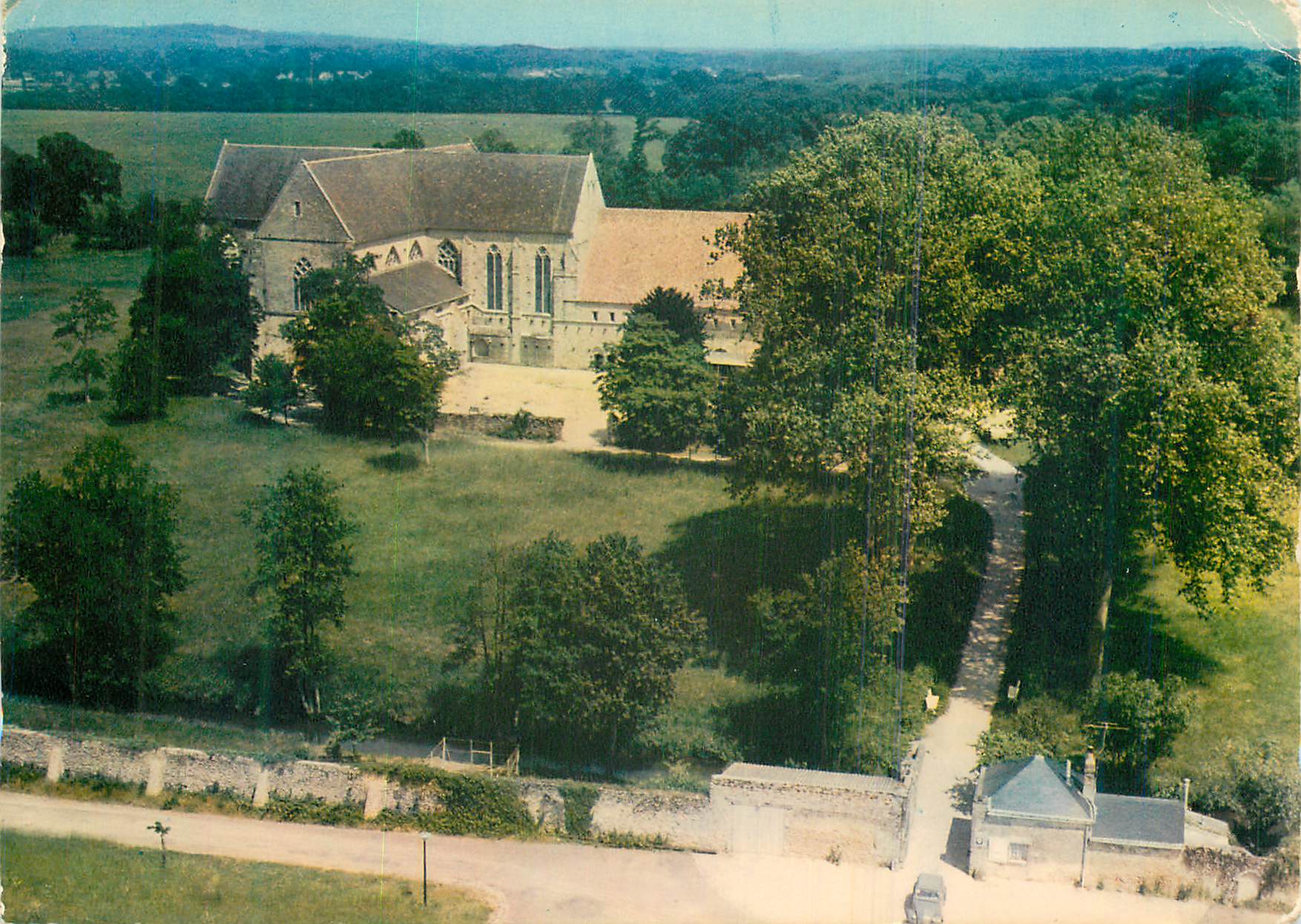 CPM Le Mans (Sarthe) abbaye de l'epau partiellement reconstruite de 1400 a 1444