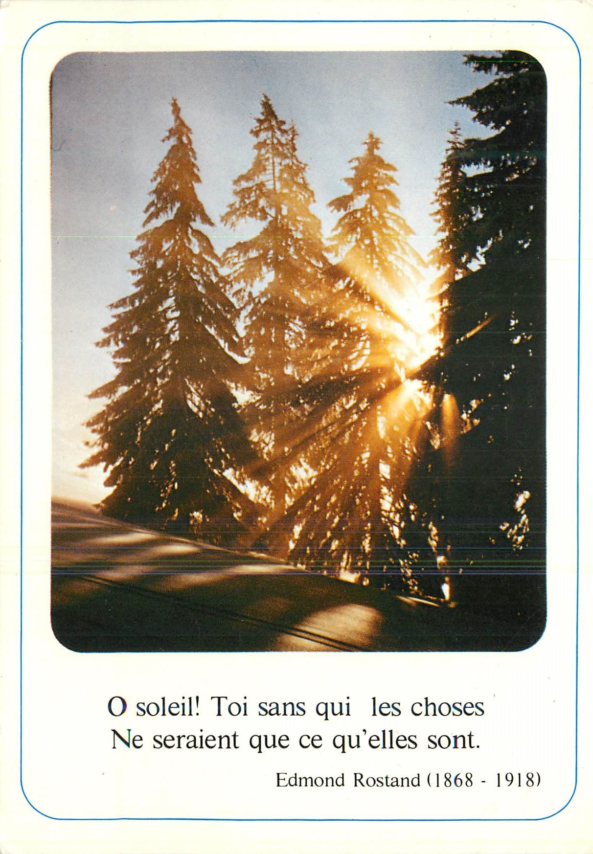 CPM O Soleil toi sans qui les choses ne seraient que ce qu'elles sont