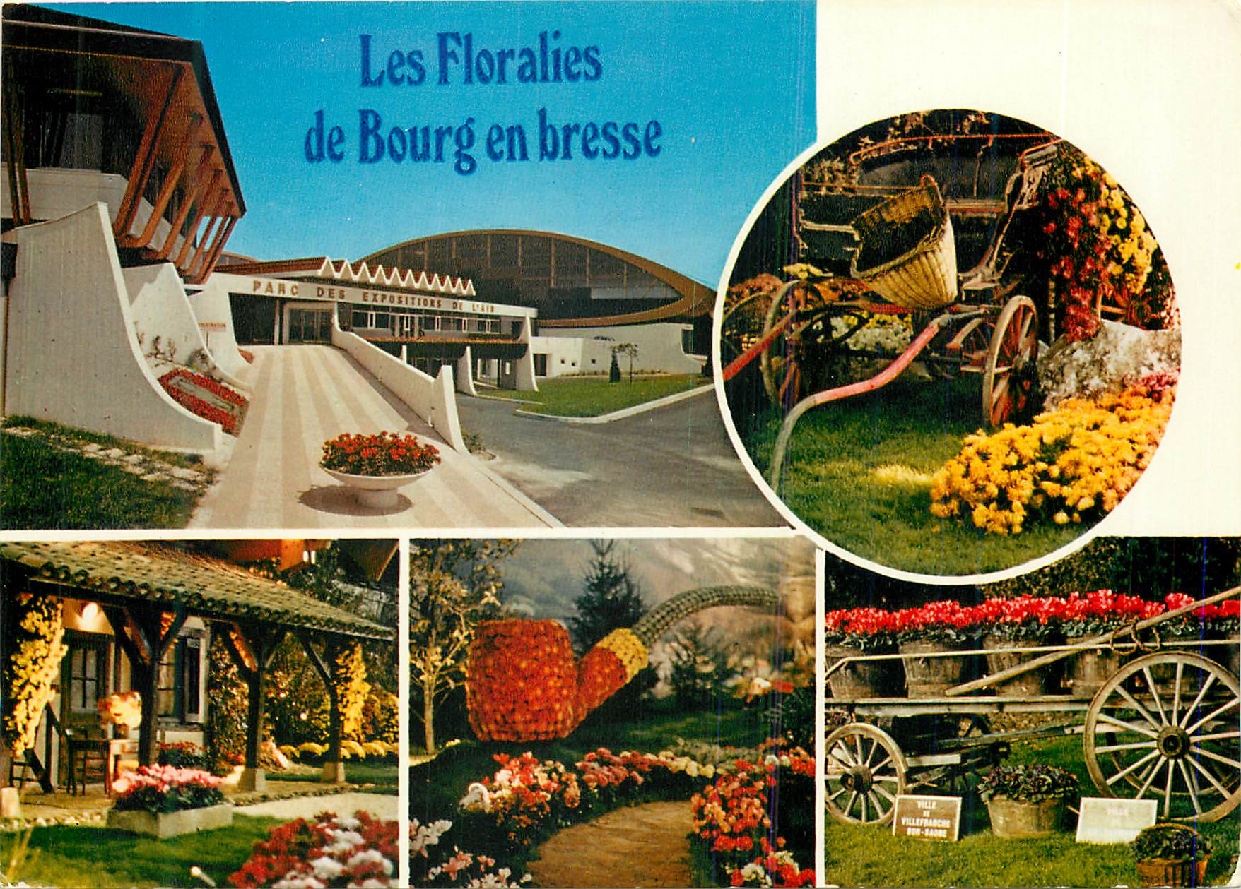 Les Floralies de Bourg en Bresse — Parc des Expositions — éditeur Combiér Imprimeur