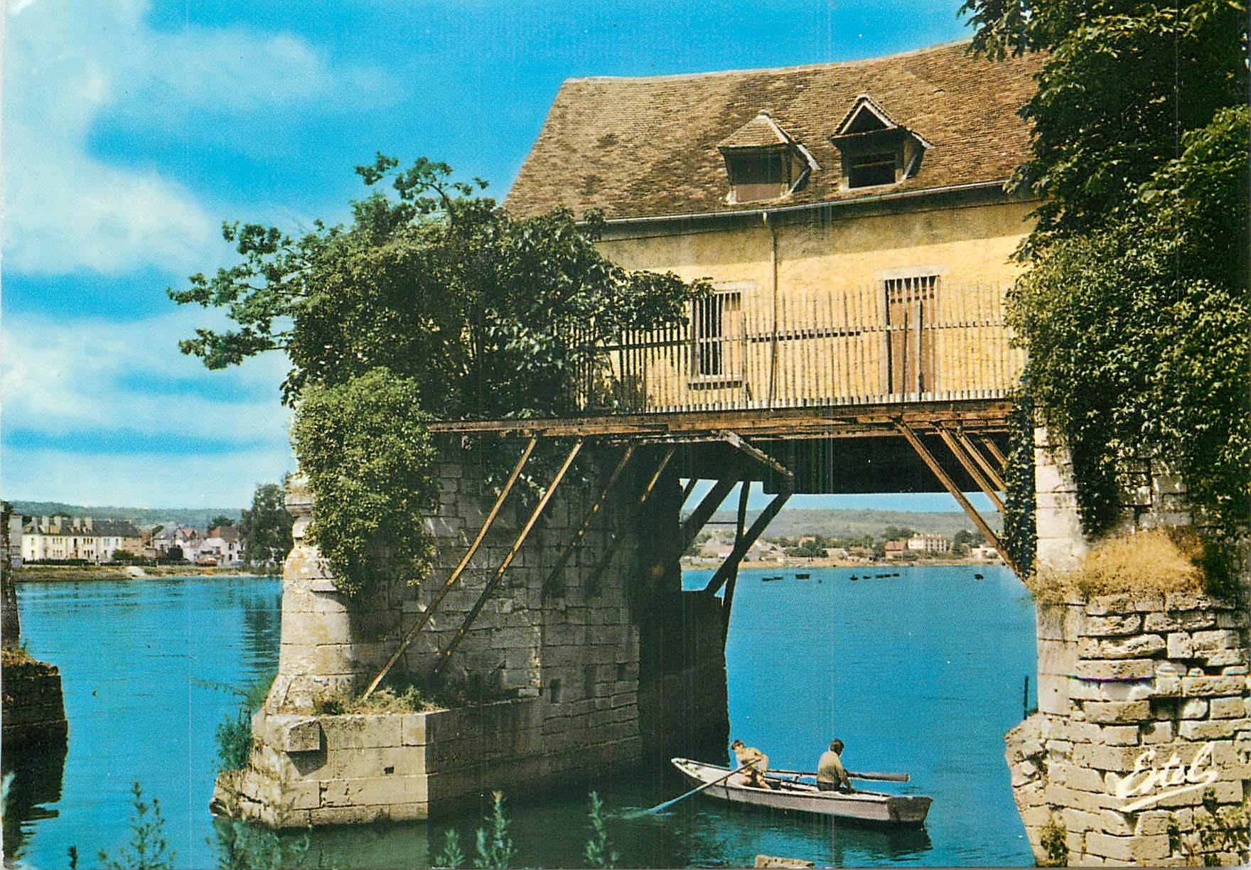 CPM Vernon (Eure les ruines de l'ancien pont (XIIe s) sur la seine