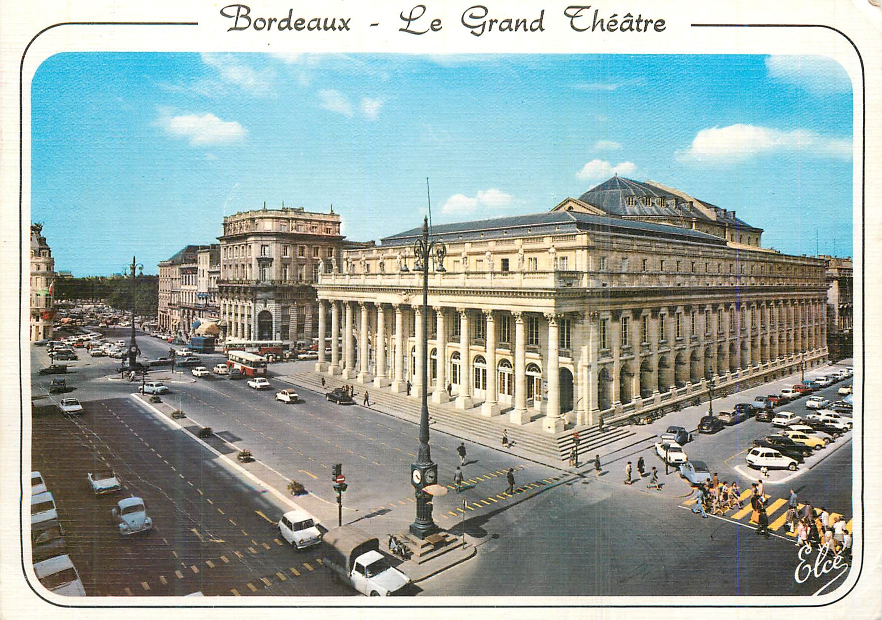 CPM Bordeaux le grand theatre