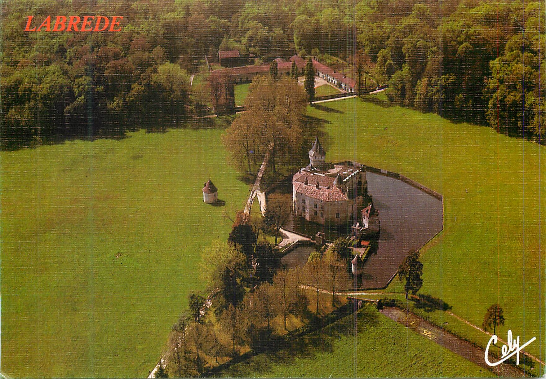 CPM Labrede le chateau de montesquieu 12e et 15e s