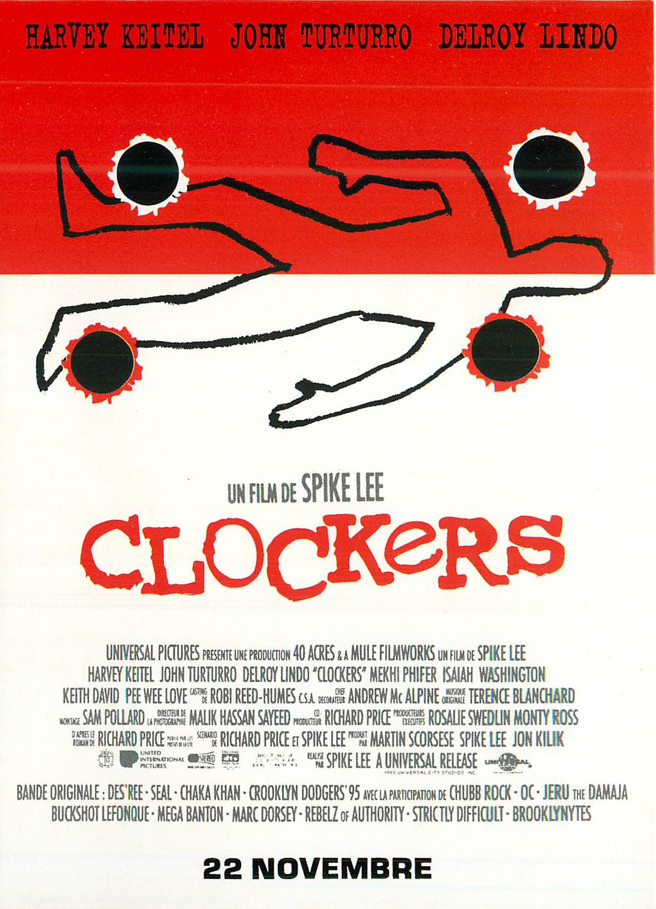 CPM Clockers Spike Lee Harvey Keitel John Turturro Delroy Lindo