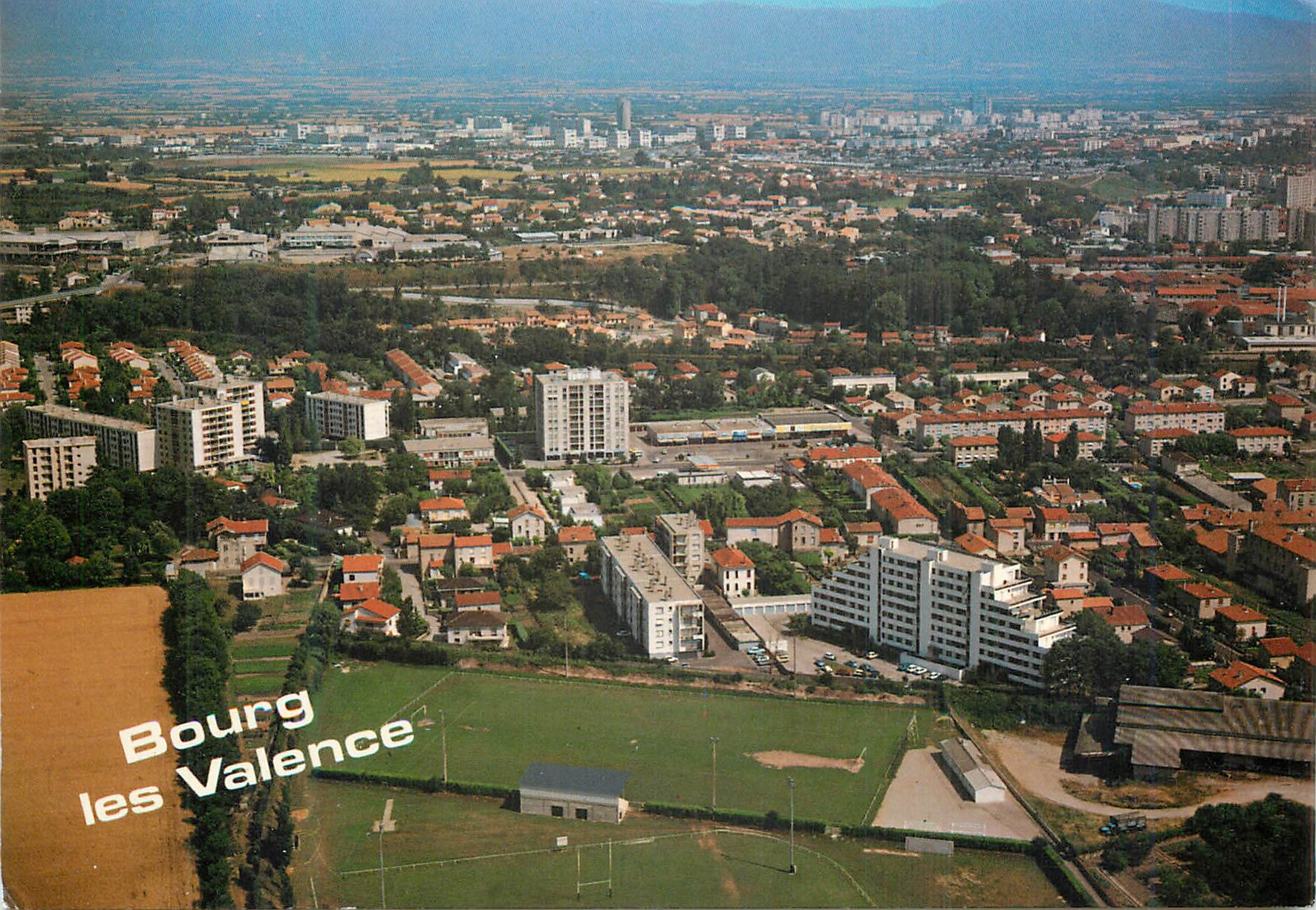 Bourg les Valence — aerial view — Editions Spadem
