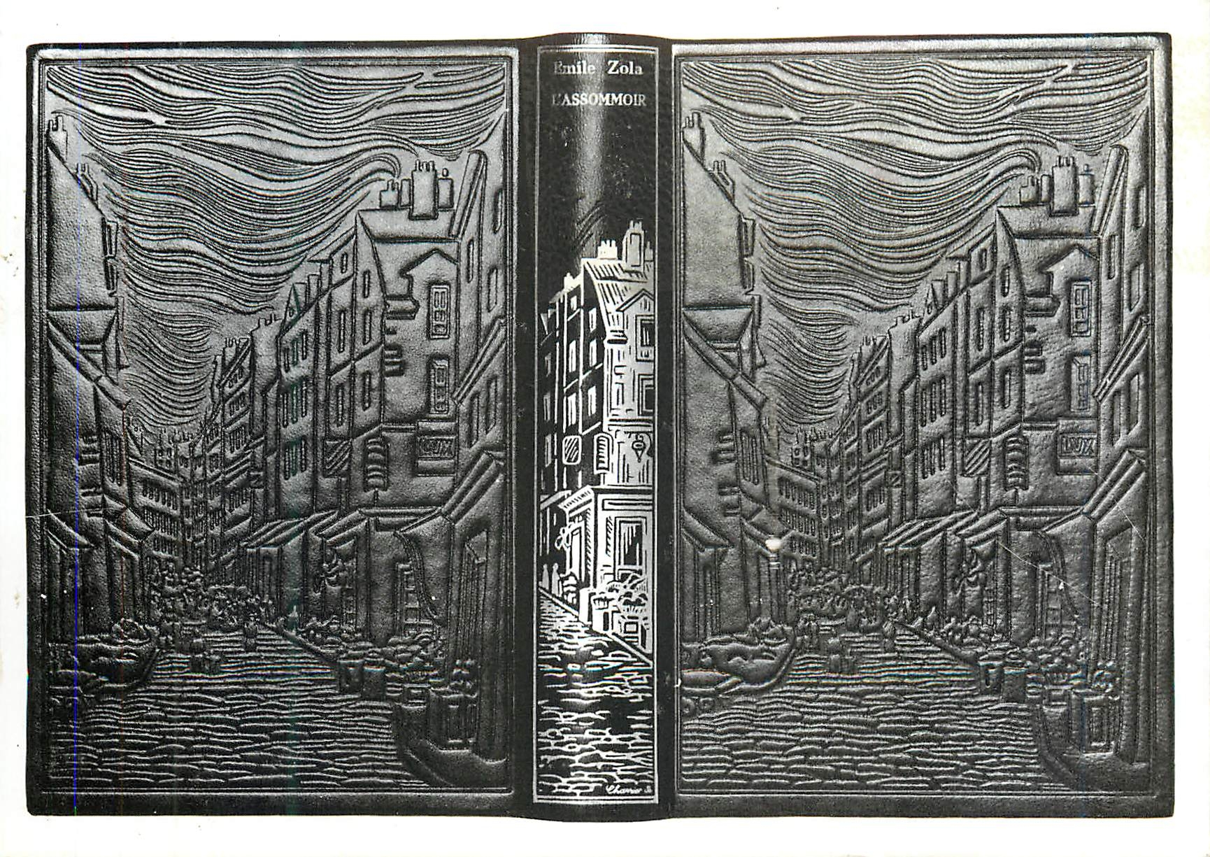 CPM Livre Emile Zola L'assommoir