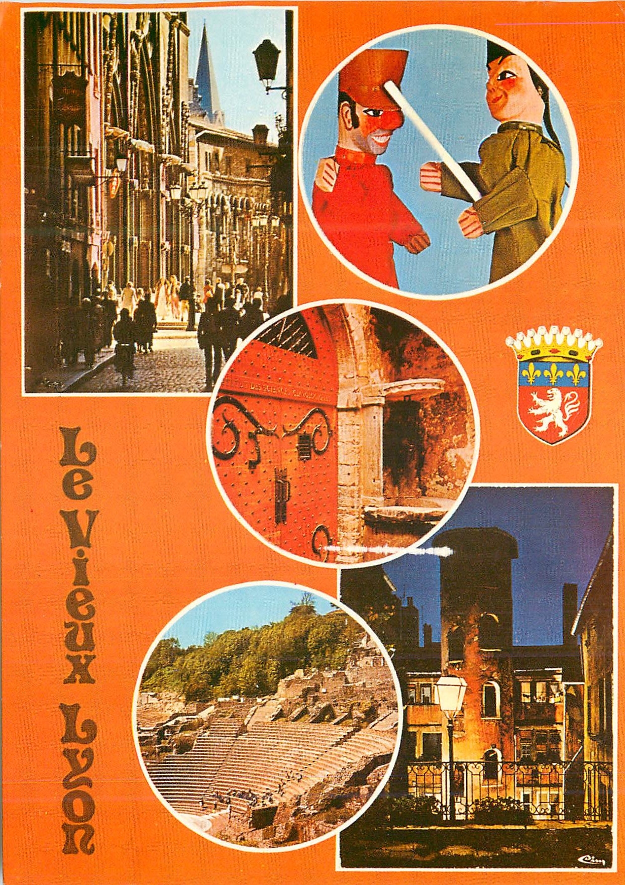 CPM Les vieux Lyon Guignol