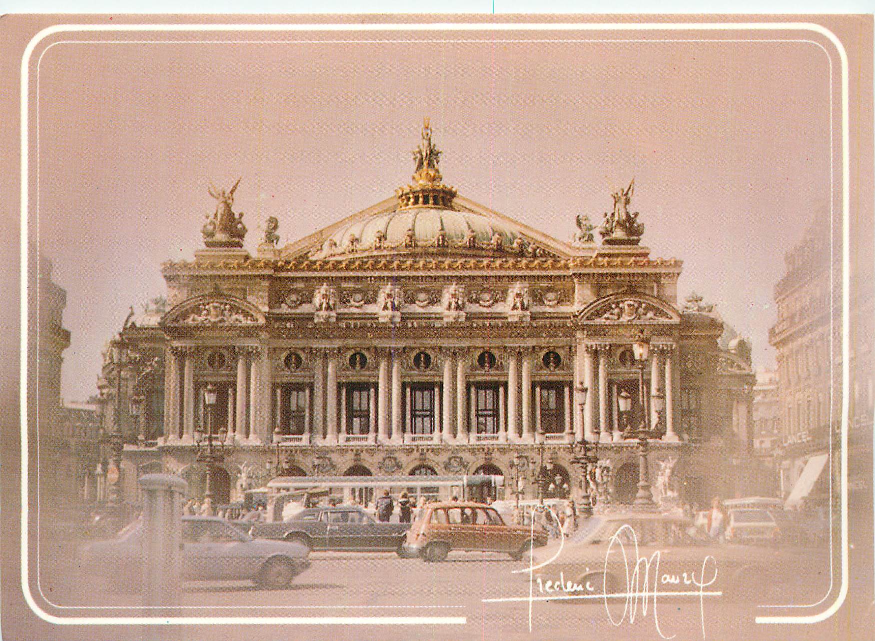 Opéra de Paris — Façade principale — Éditeur : Écossan d'Or, N°20