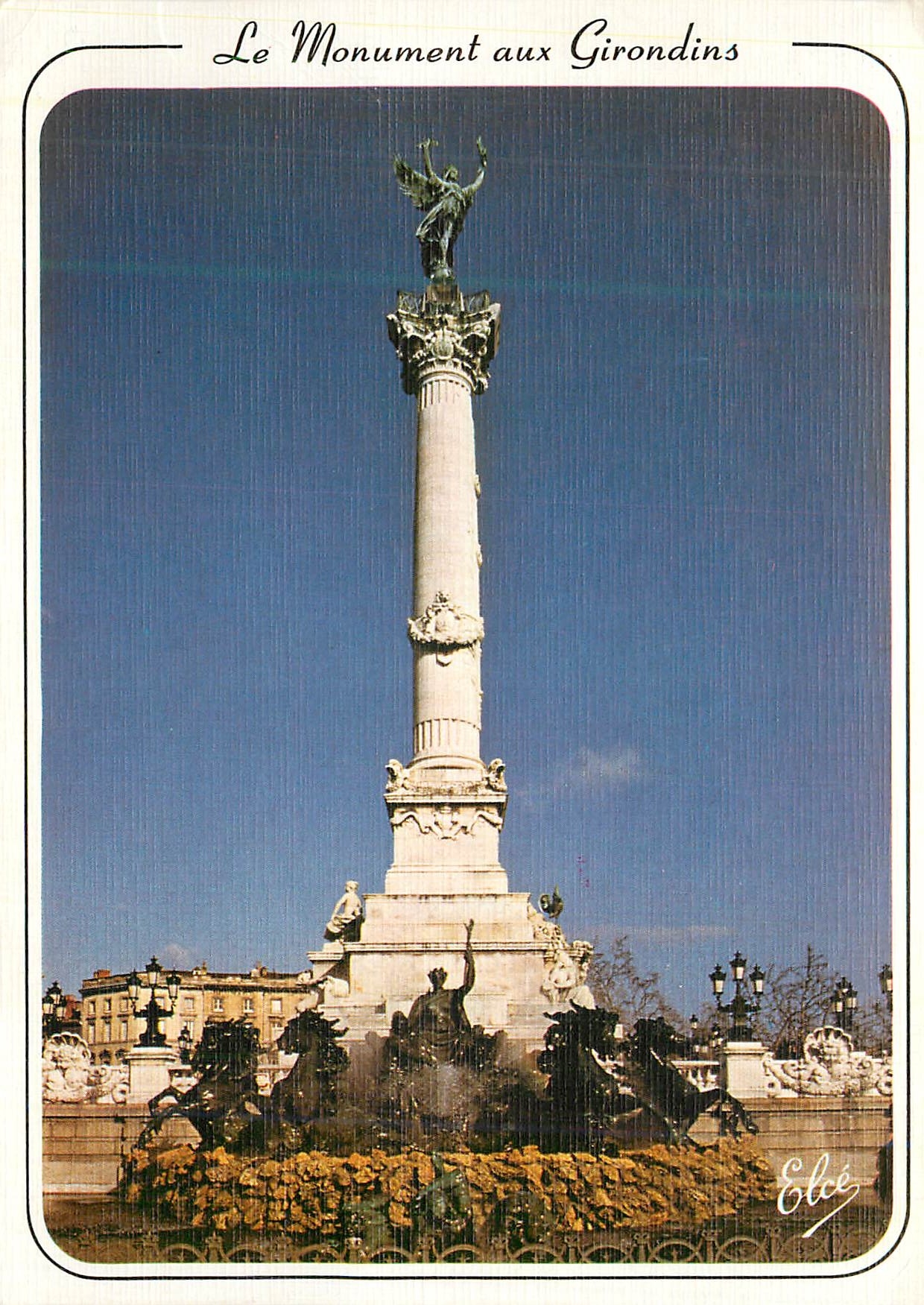 CPM Bordeaux Le Monument aux Girondins