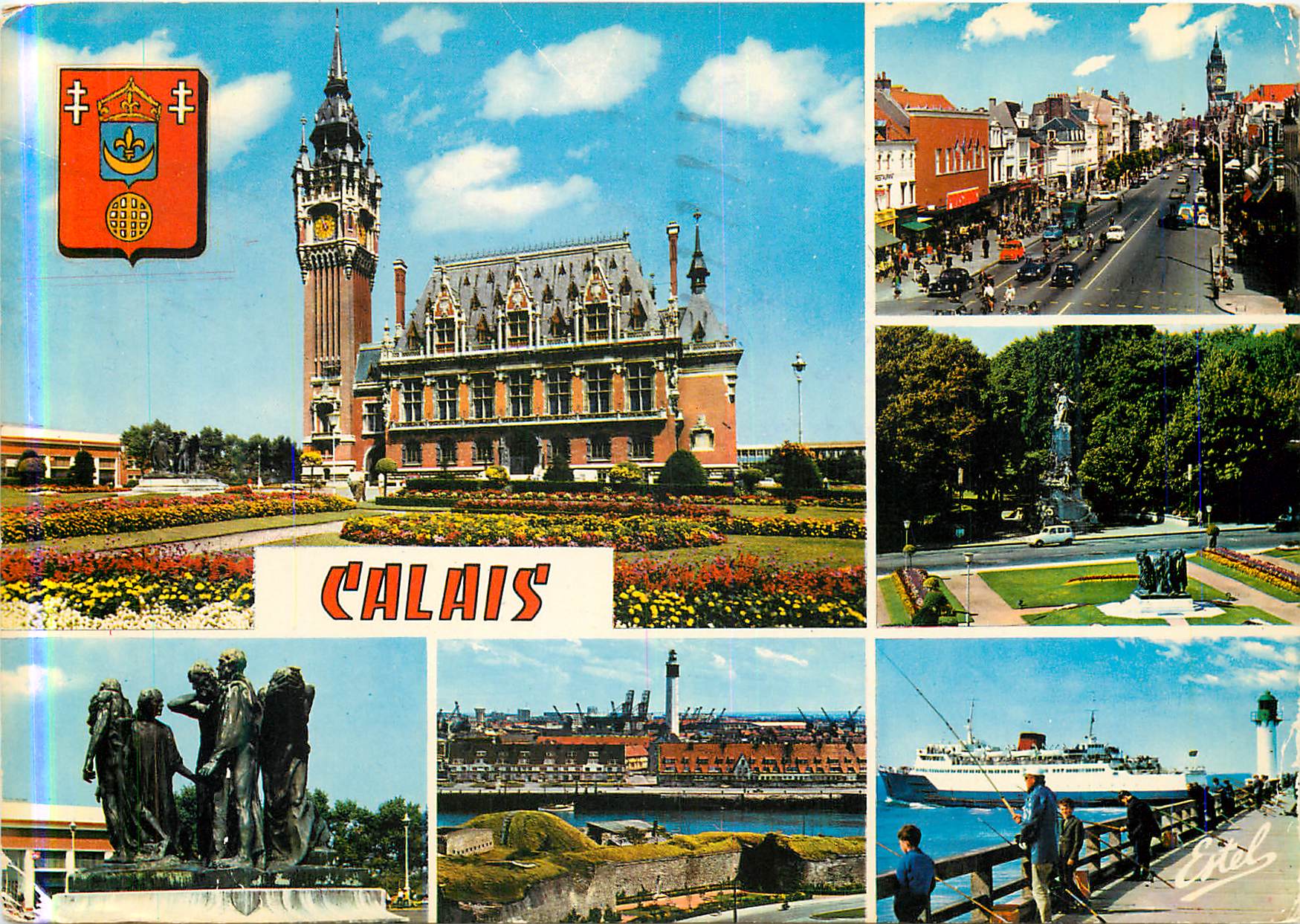 CPM La Cote d'Opale Calais (Pas-de-Calais) L'hotel de ville