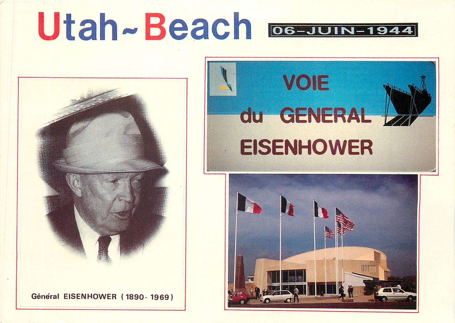 CPM Utah-Beach (Manche) Voie du General Eisenhower Militaria