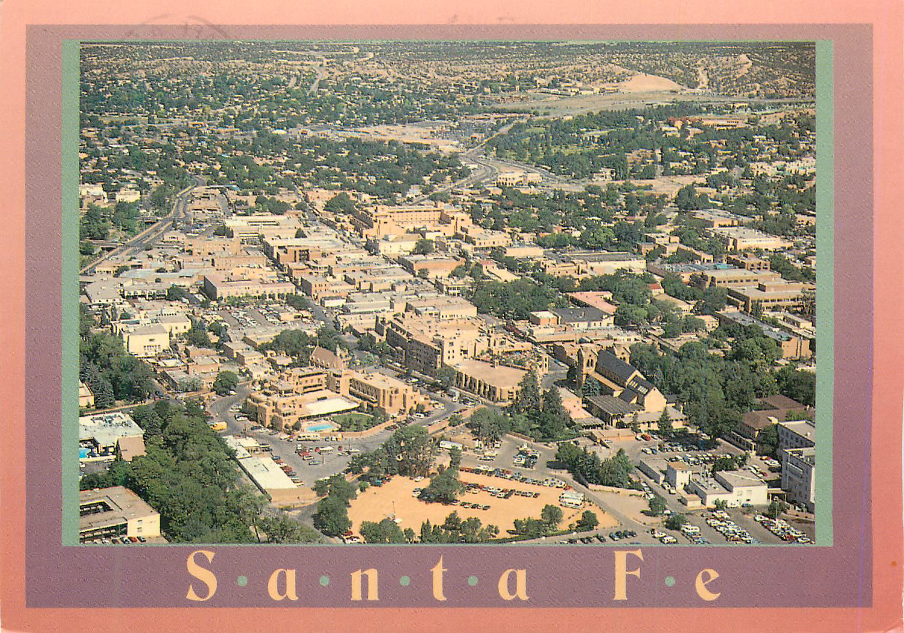 CPM Santa Fe aerial view of Santa Fe New Mexico