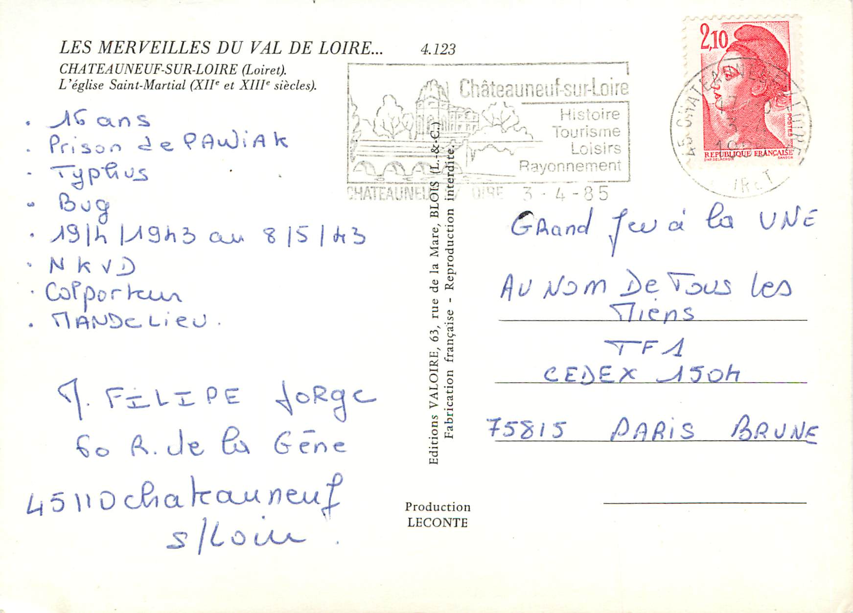 Église Saint-Martial — Châteauneuf-sur-Loire — Éditions Valoire — Reverso