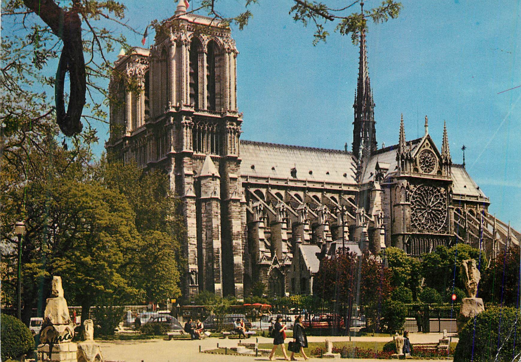 Notre-Dame de Paris — Square Viviani — éditeur LYNAL, N°8B