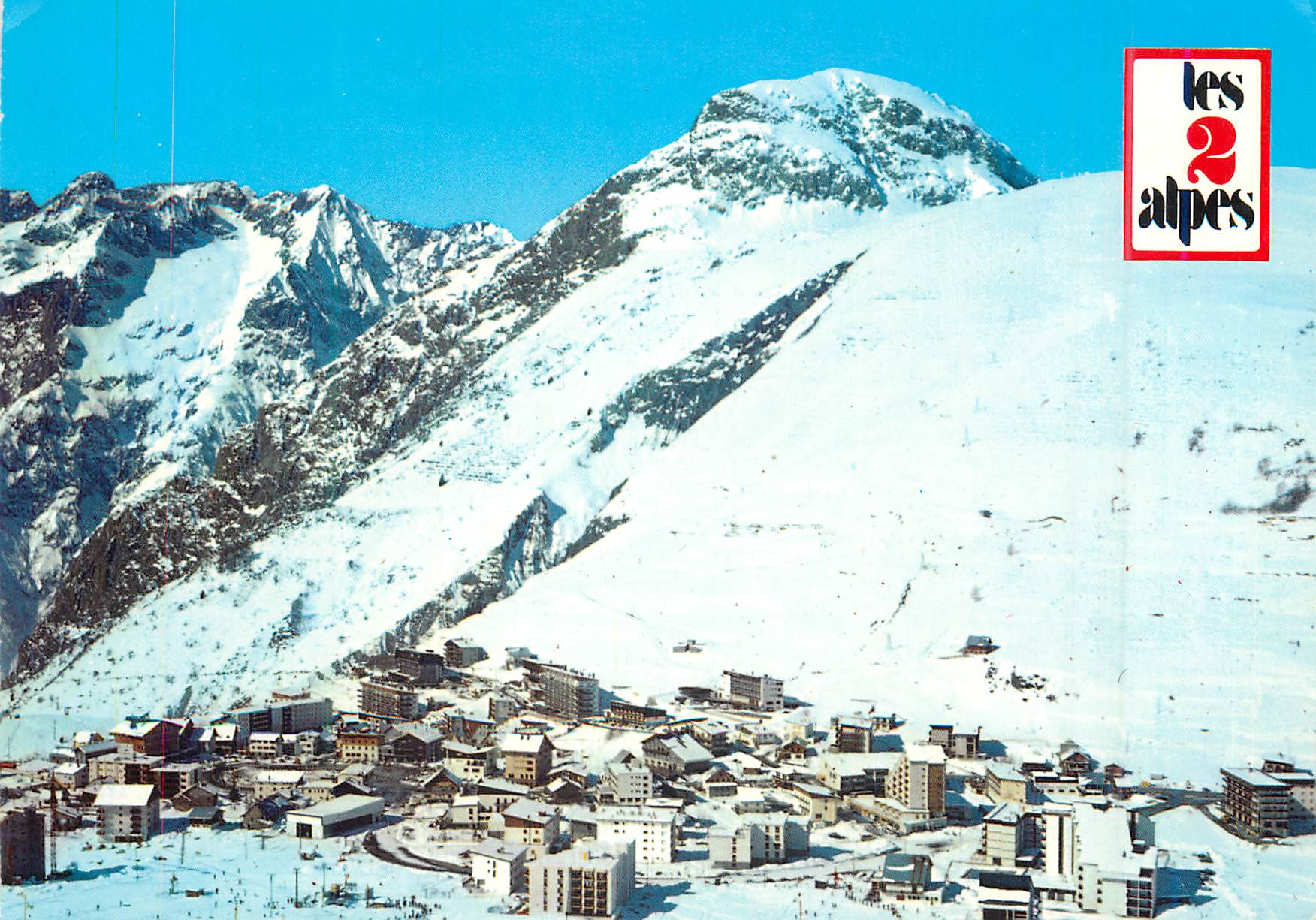 CPM Dauphine France Vue de la station Les 2 Alpes