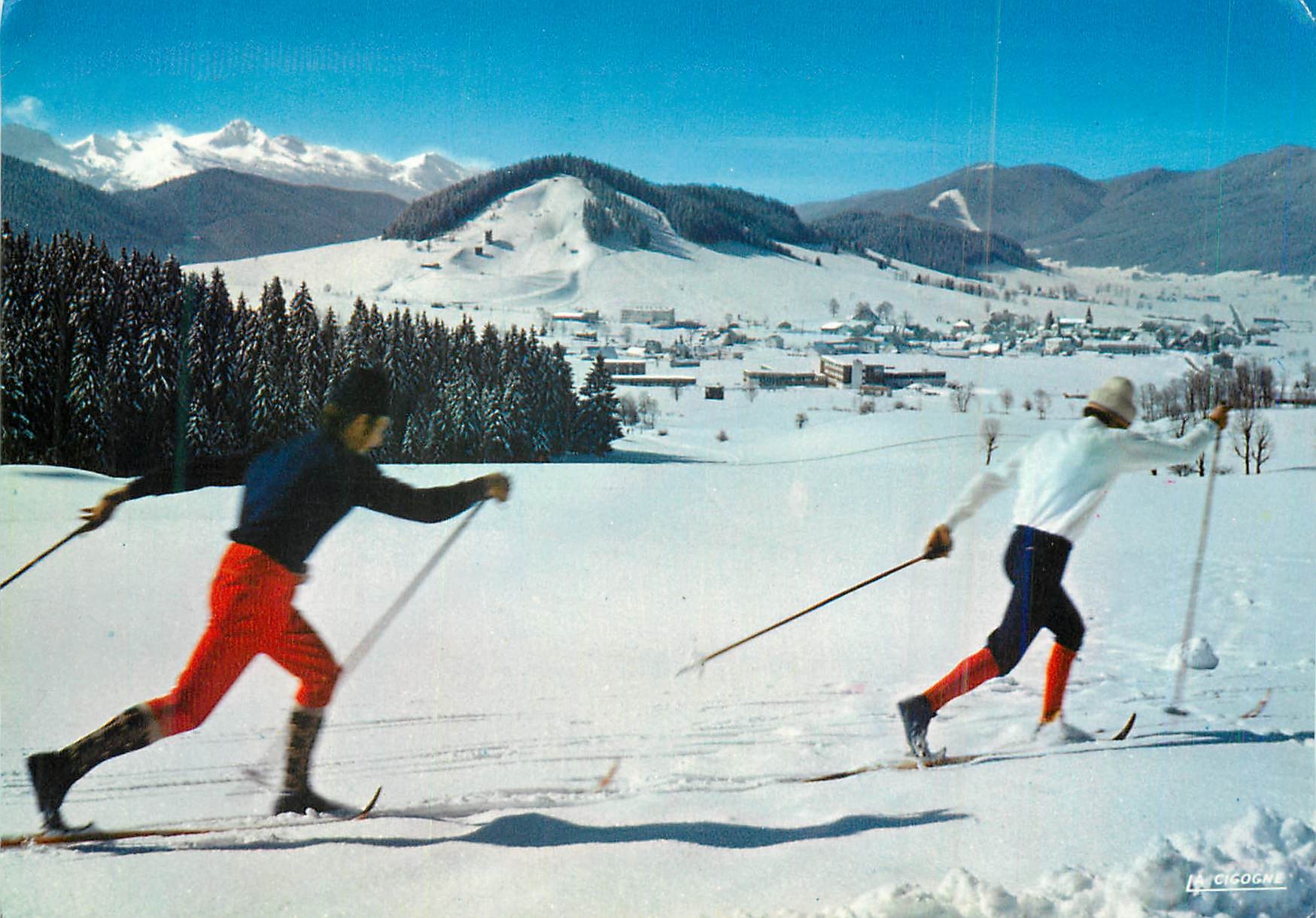 CPM Les Plaisirs du Skieur de Fond